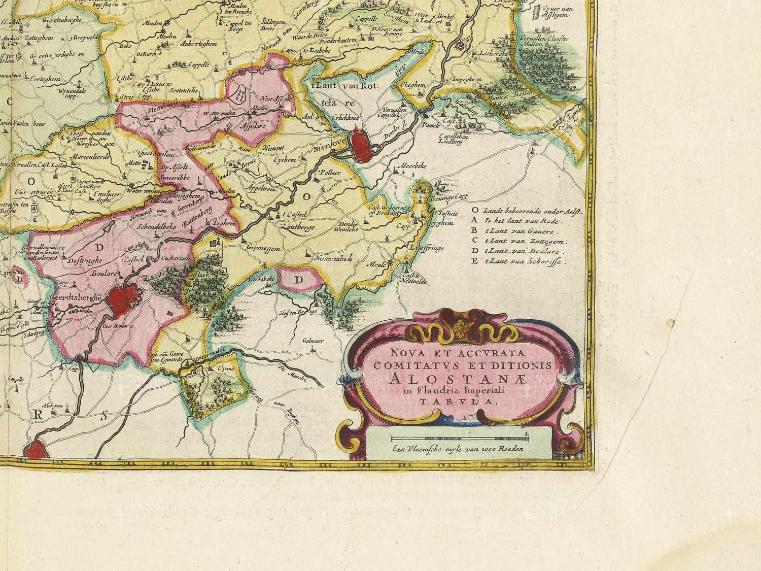 Map bottom right quadrant