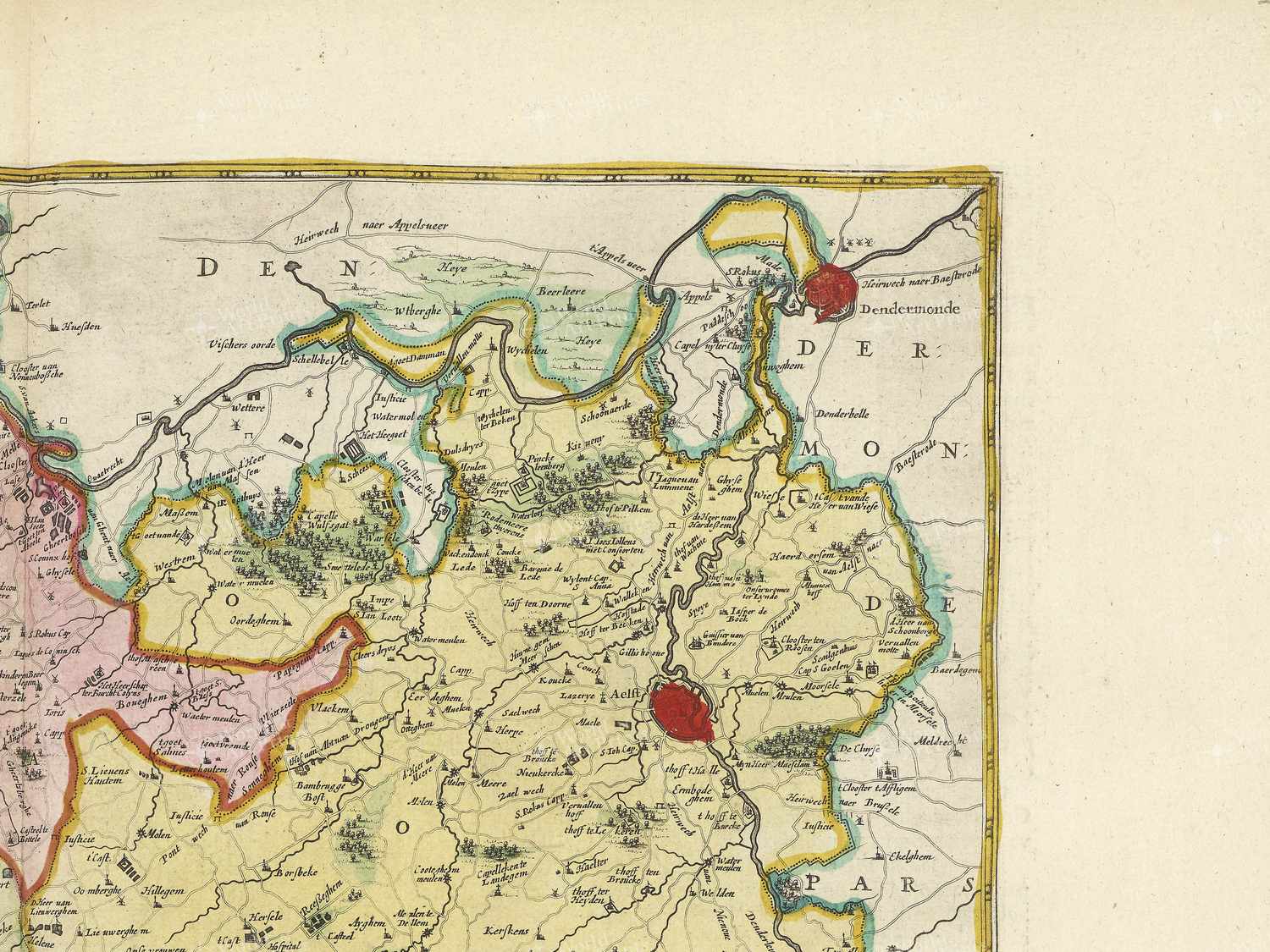 Map top right quadrant