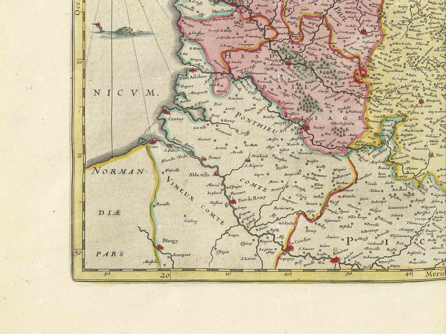Map bottom left quadrant