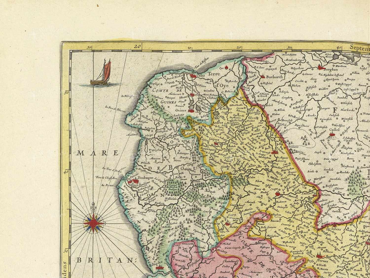 Map top left quadrant
