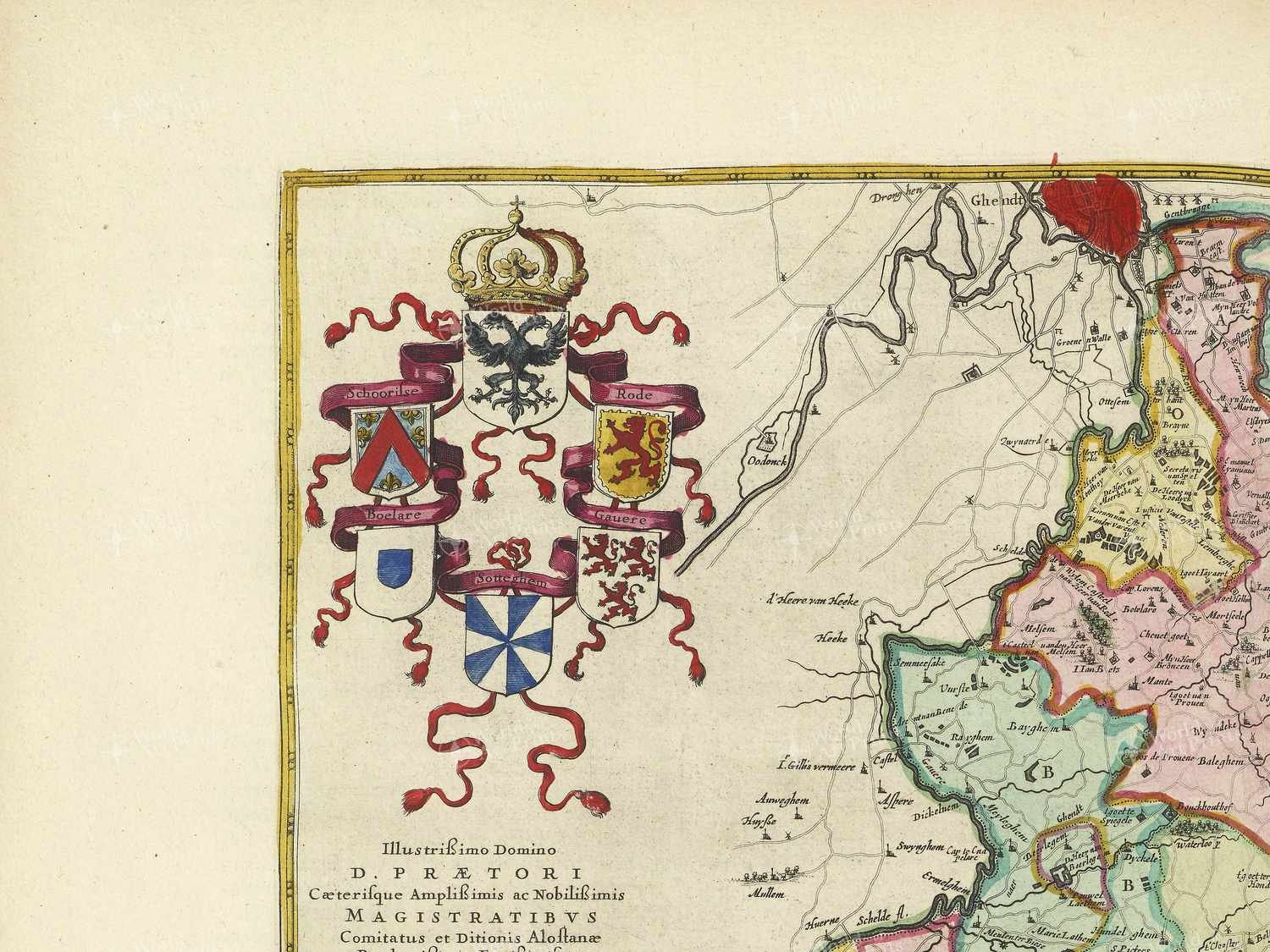 Map top left quadrant