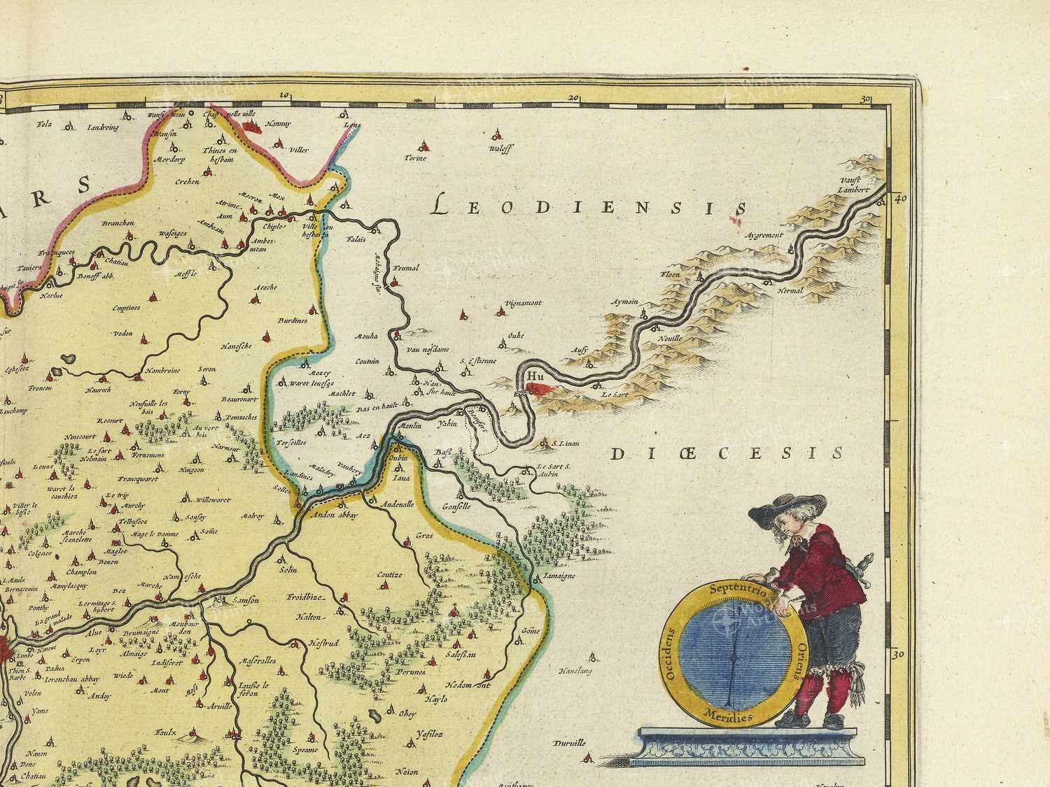 Map top right quadrant