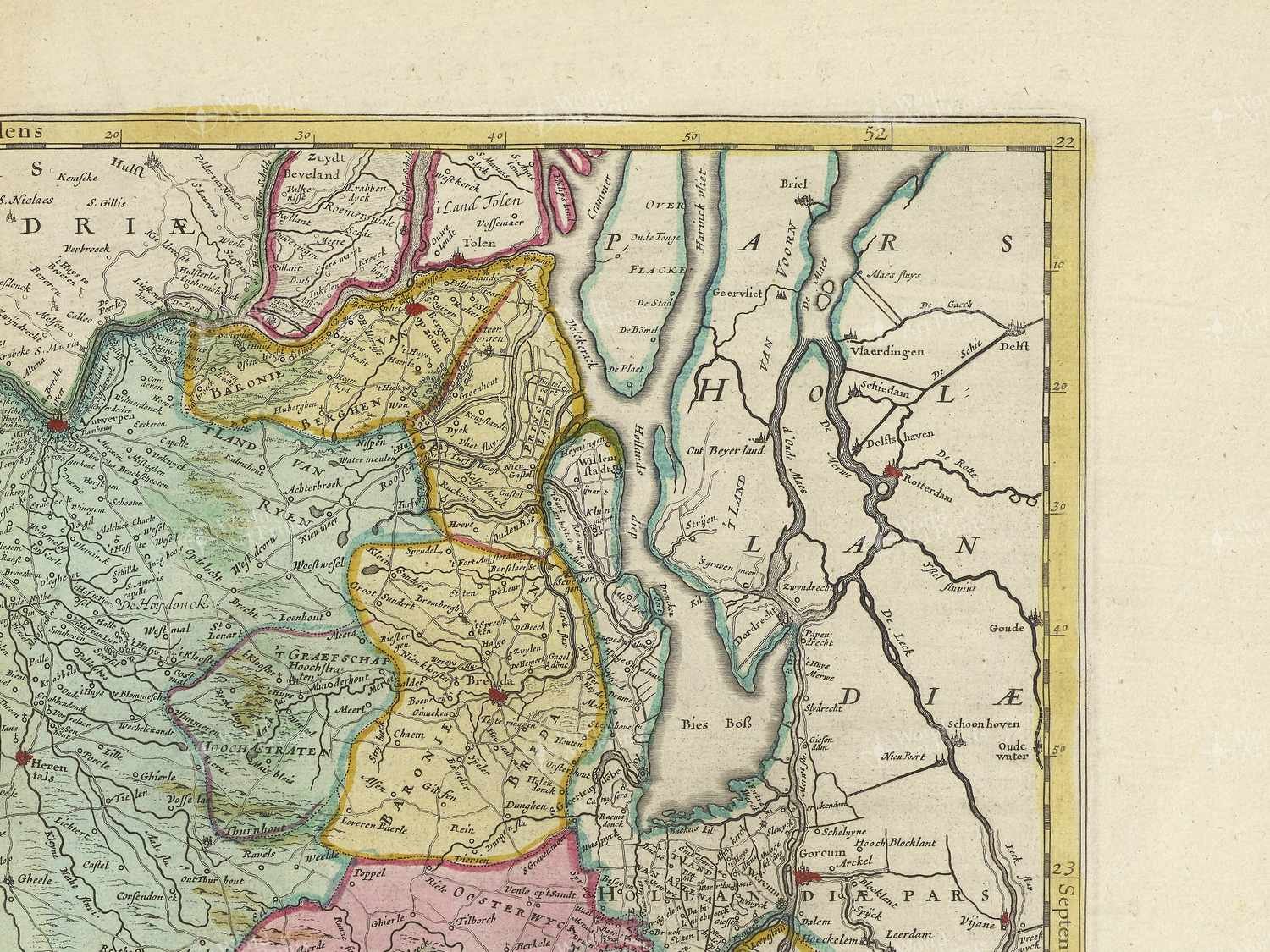 Map top right quadrant