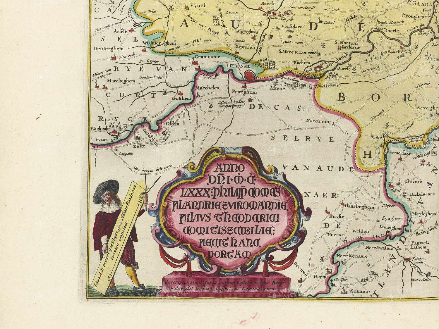 Map bottom left quadrant