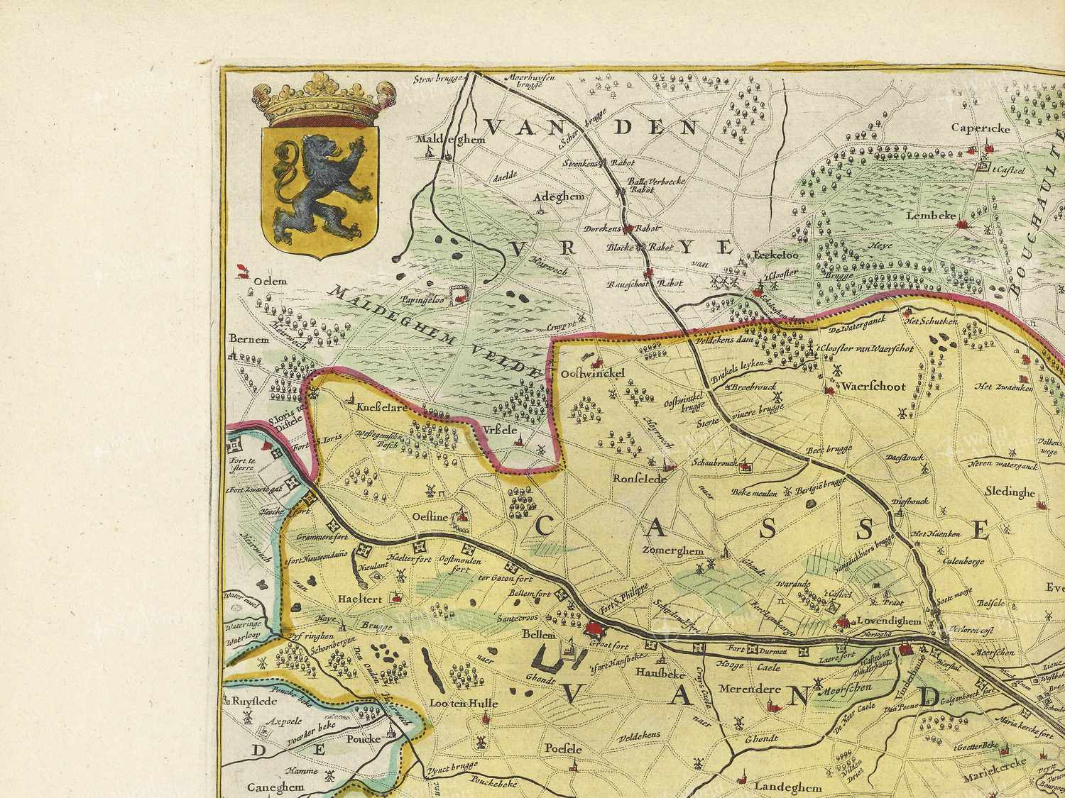 Map top left quadrant