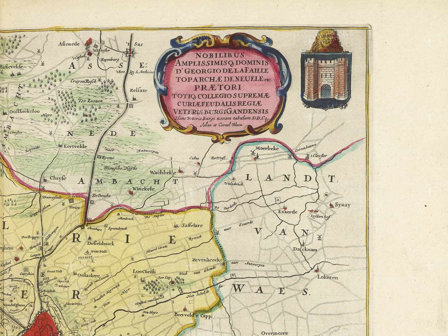 Map top right quadrant