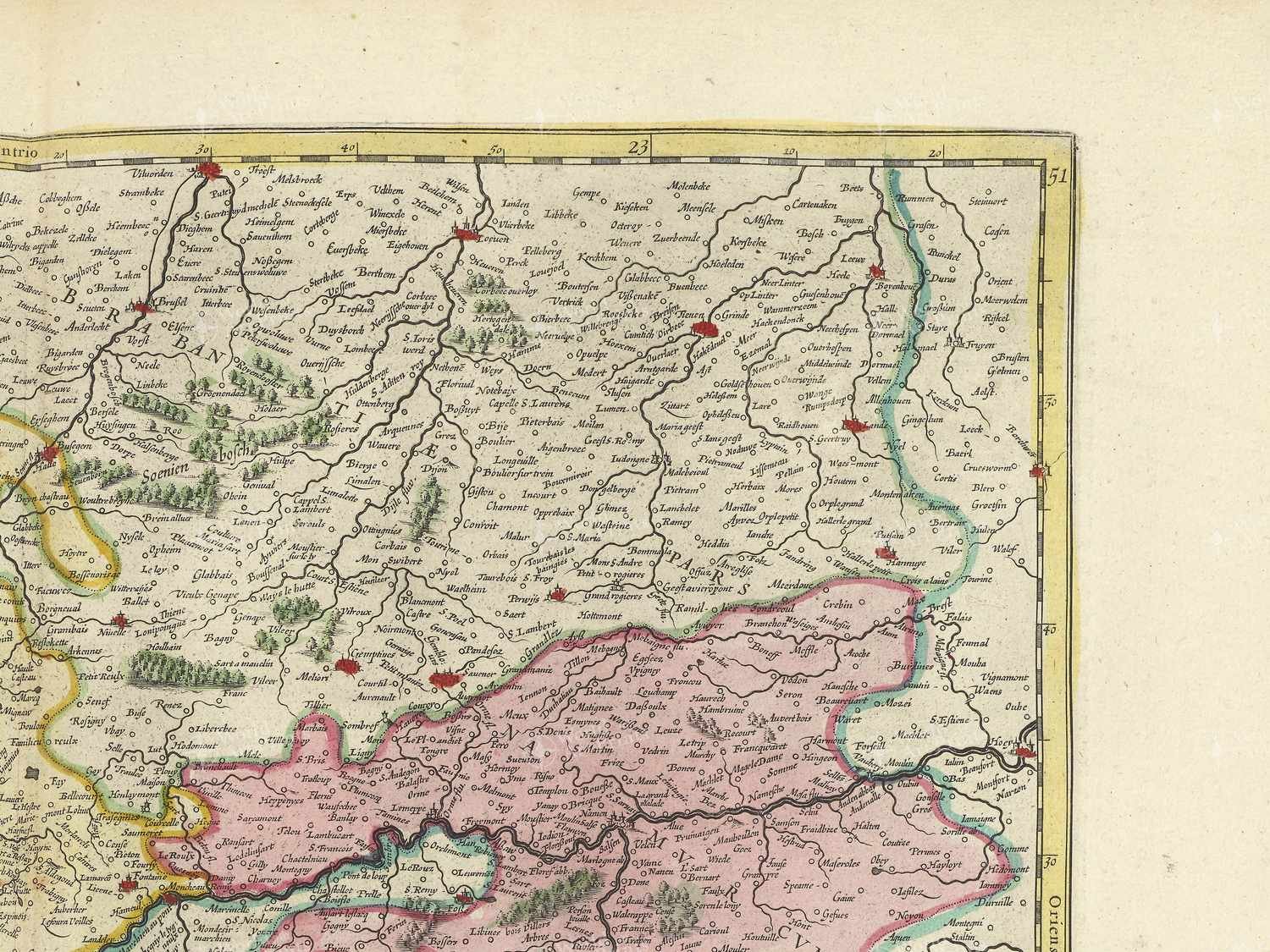 Map top right quadrant