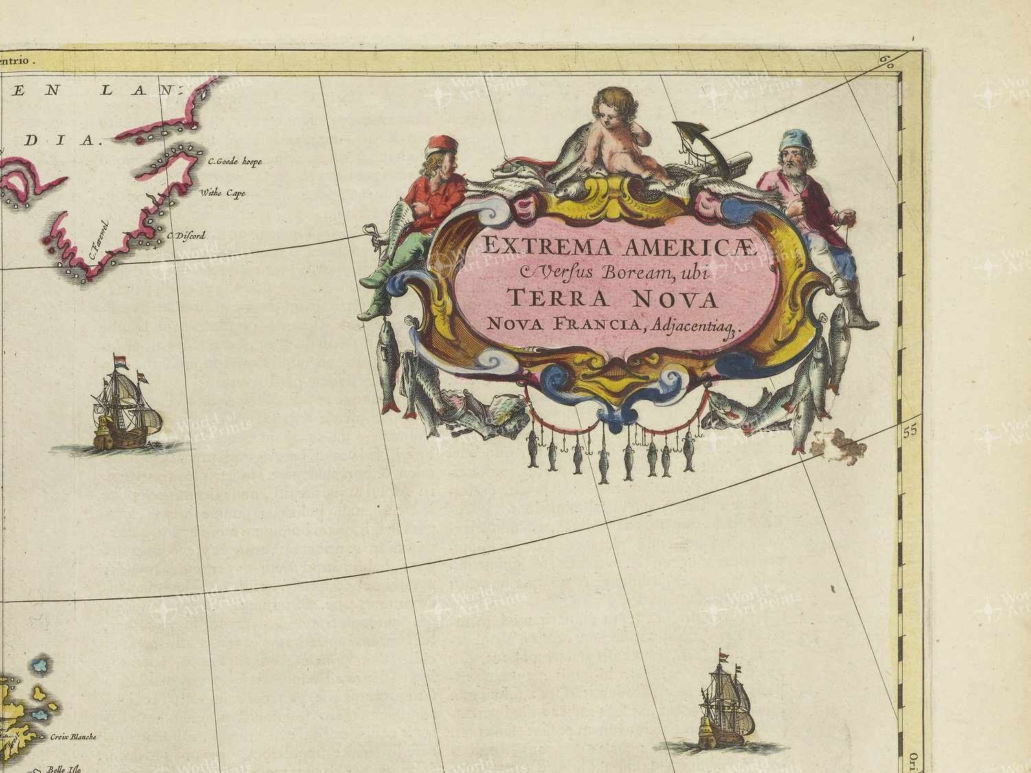 Map top right quadrant