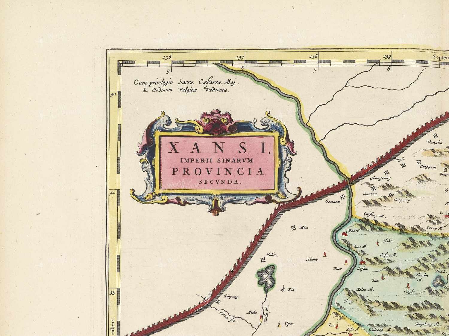 Map top left quadrant