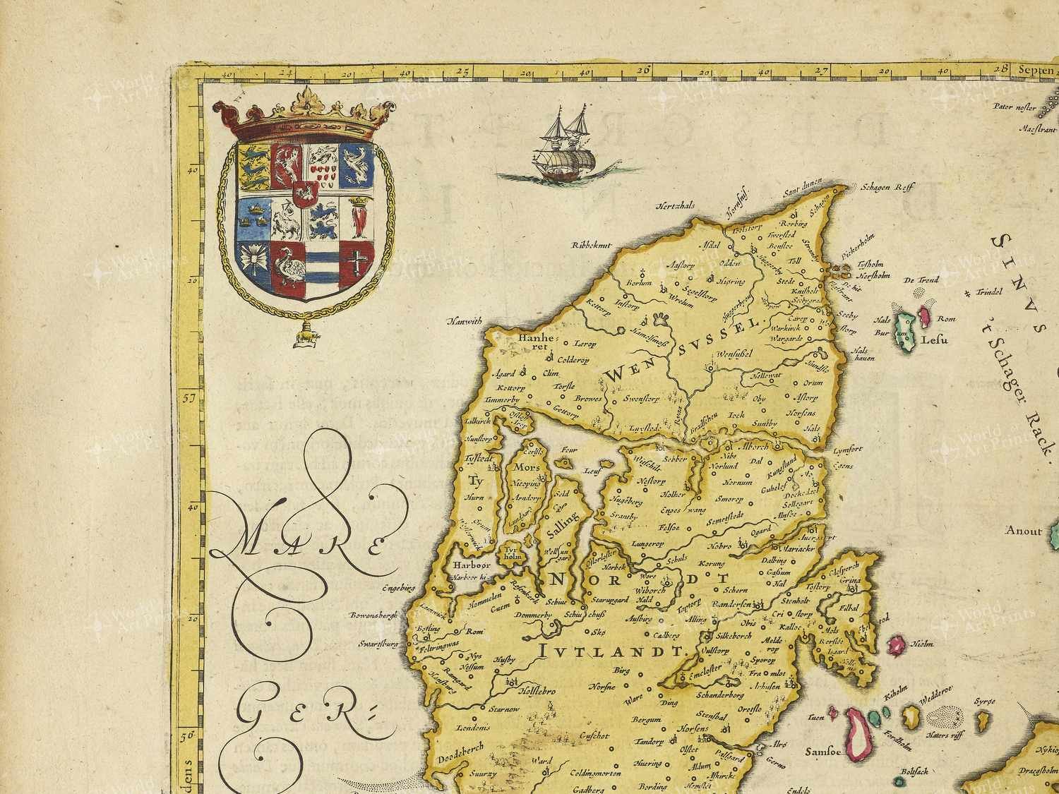 Map top left quadrant