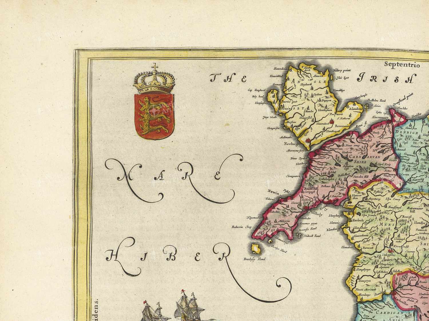 Map top left quadrant