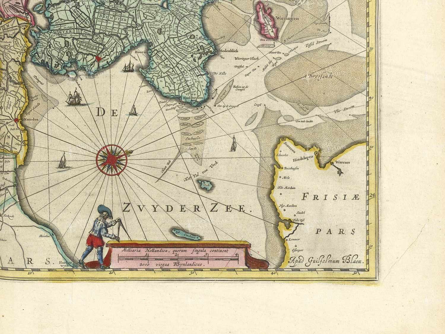 Map bottom right quadrant