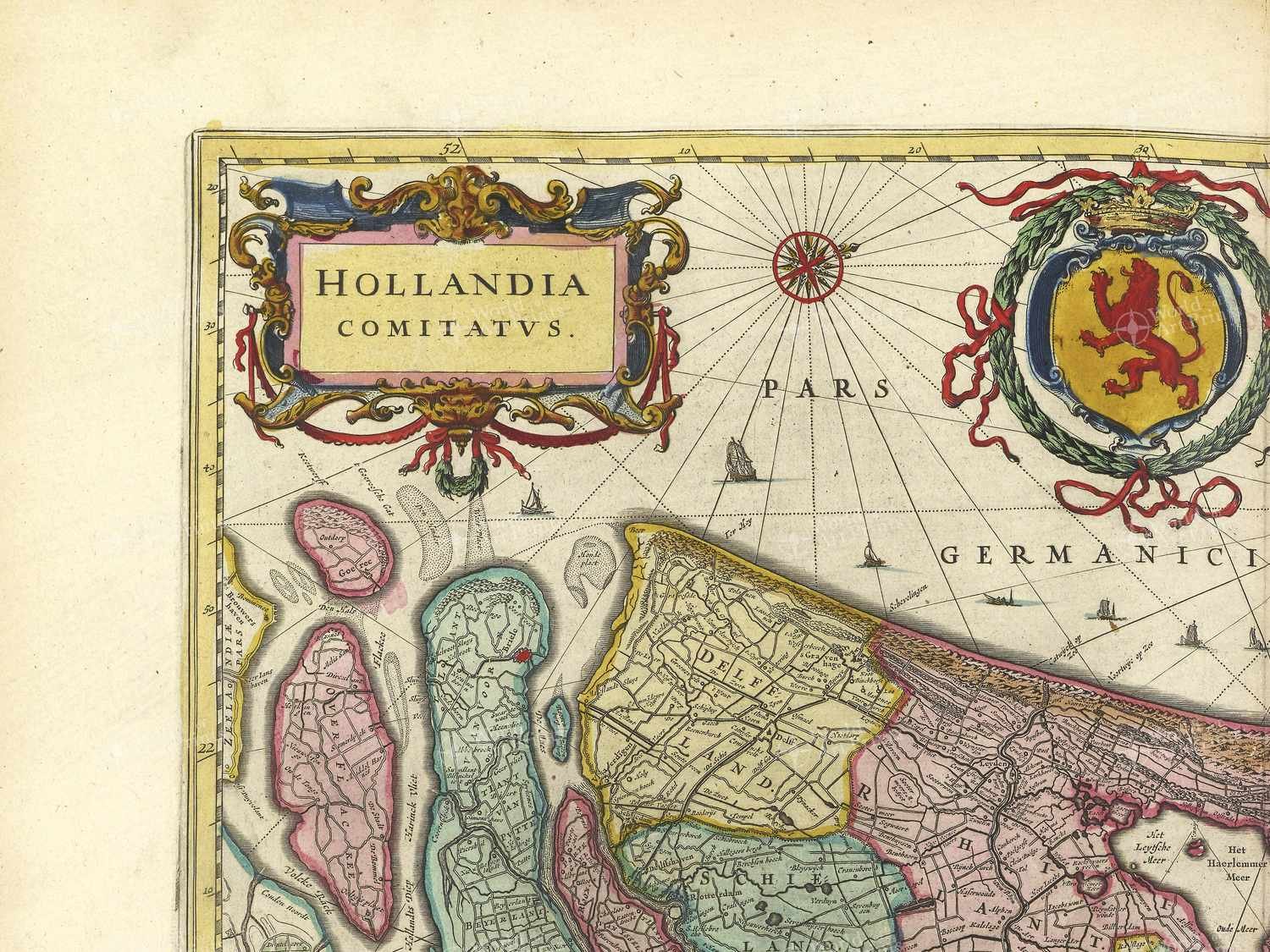 Map top left quadrant