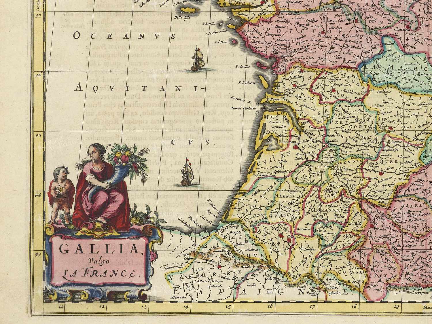 Map bottom left quadrant