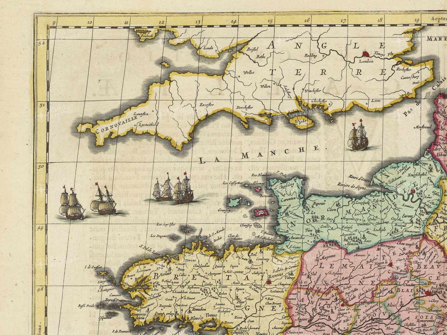 Map top left quadrant