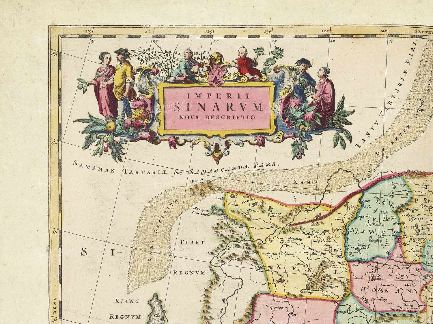 Map top left quadrant