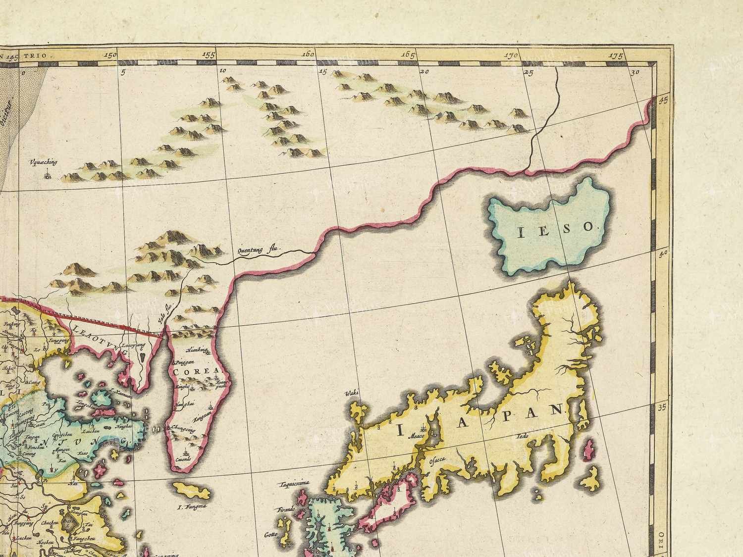 Map top right quadrant