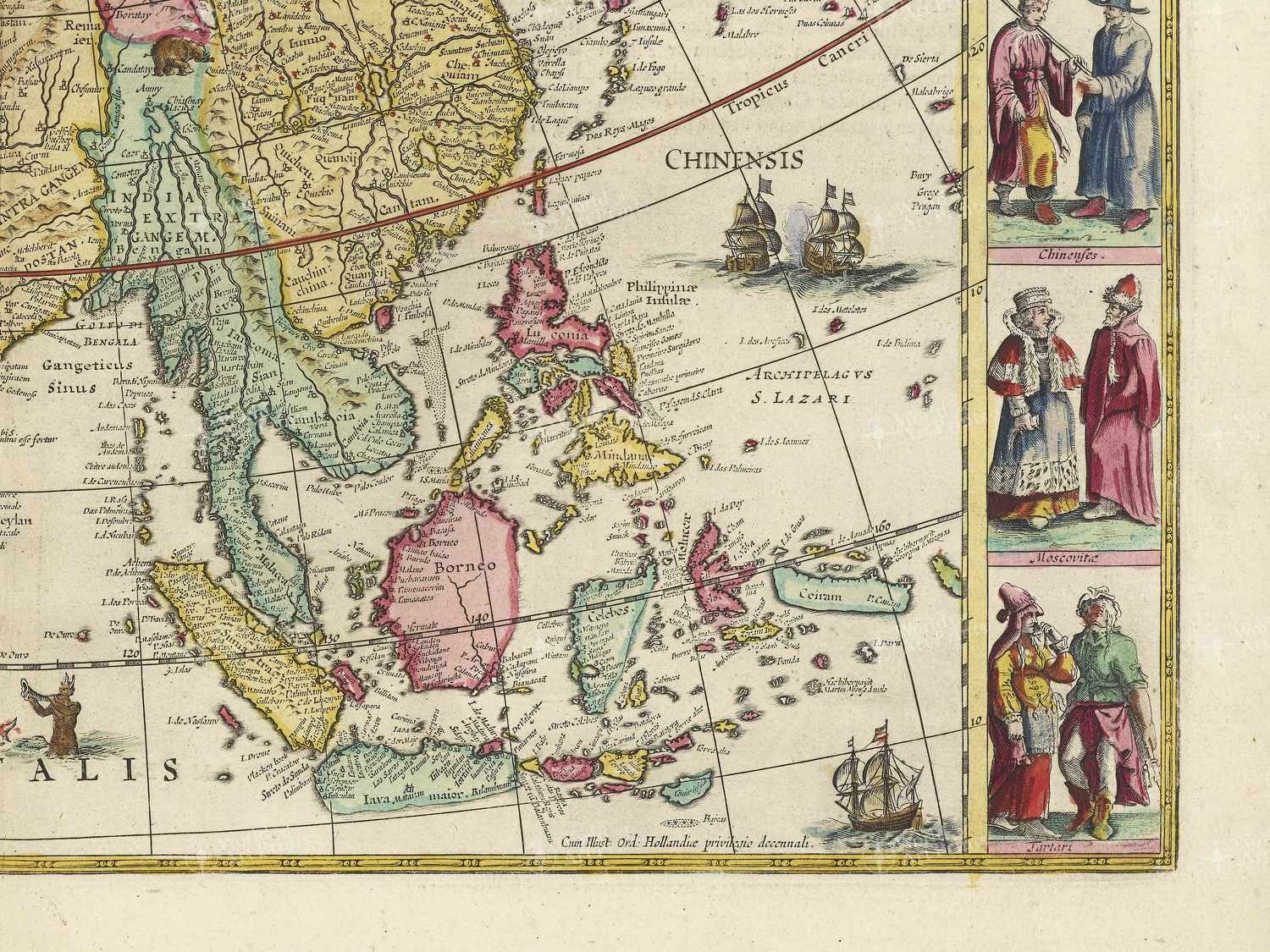 Map bottom right quadrant