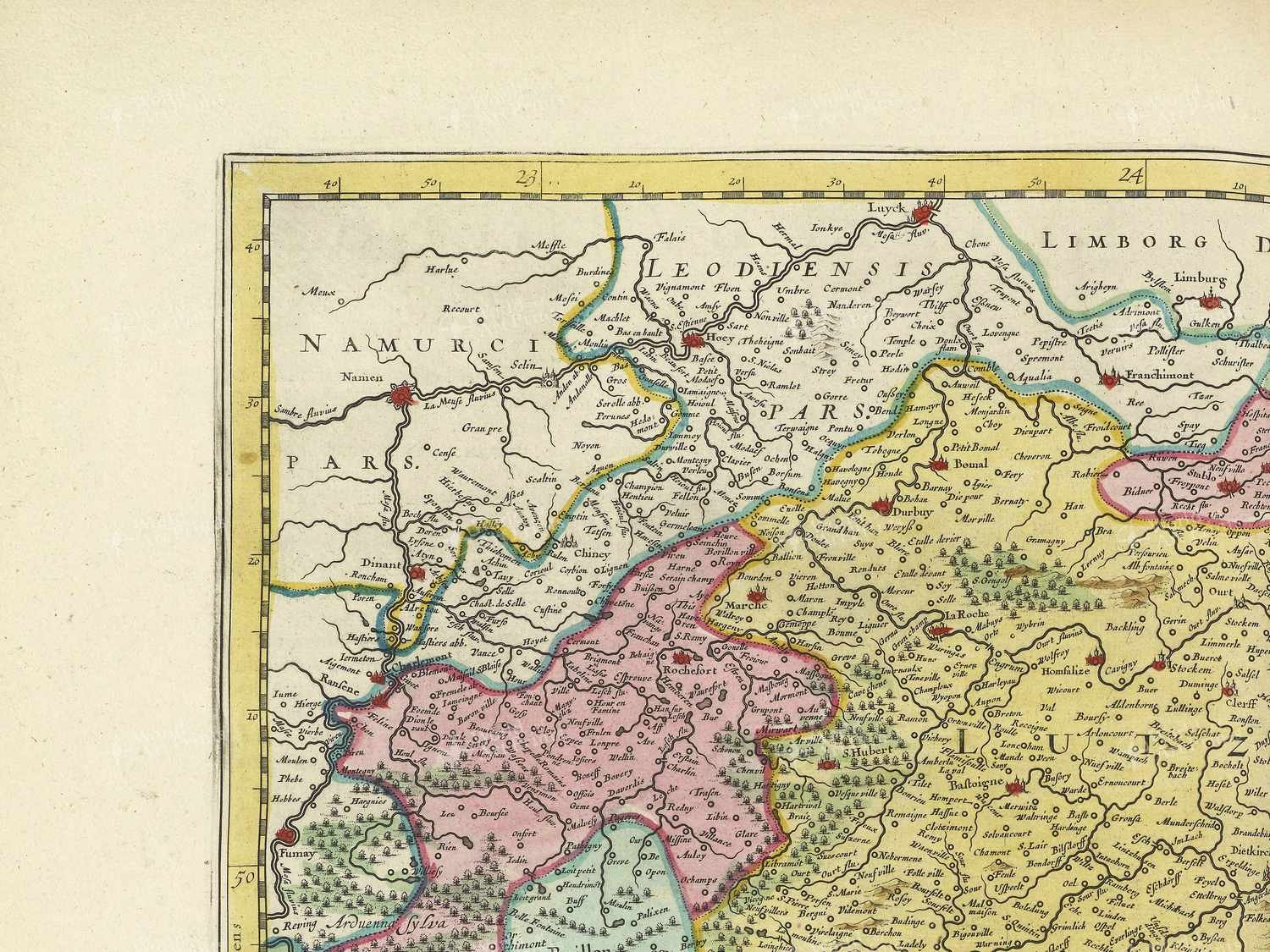Map top left quadrant