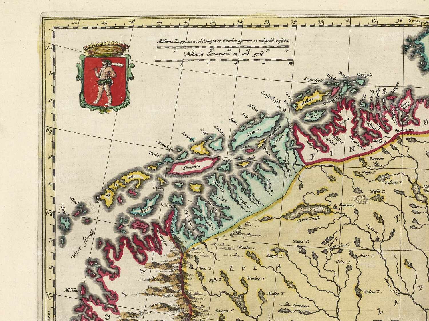 Map top left quadrant