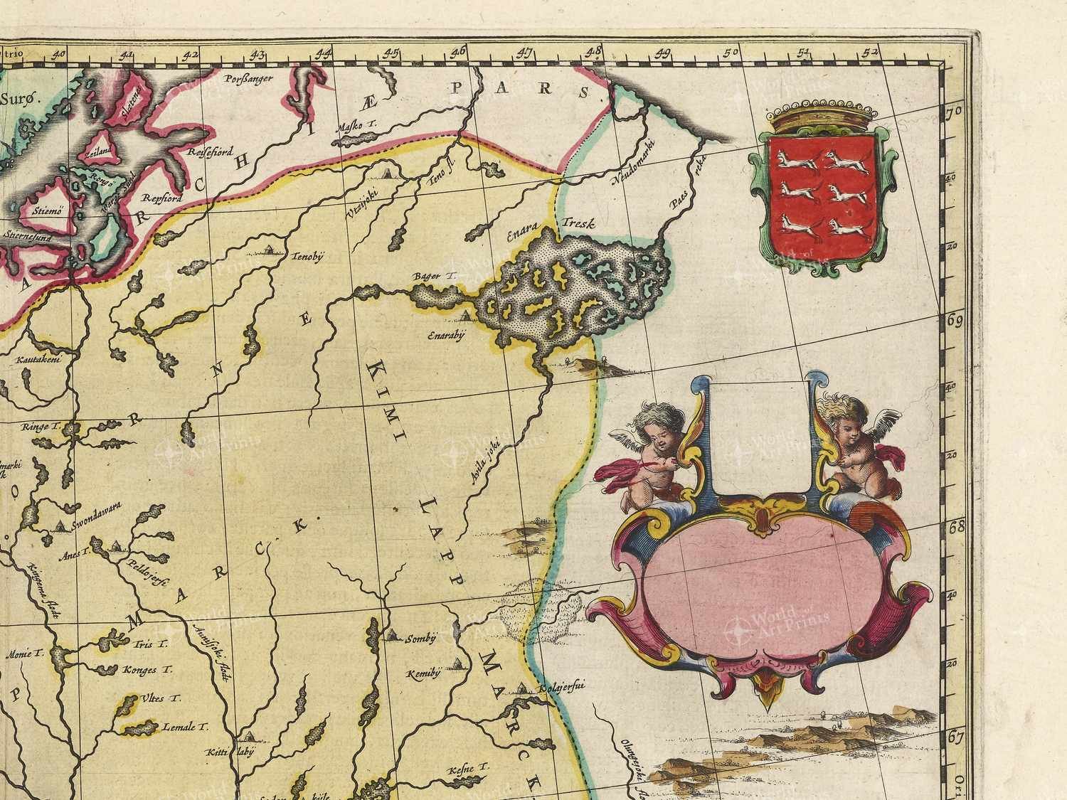 Map top right quadrant
