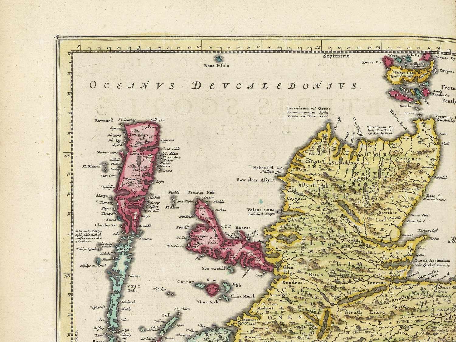 Map top left quadrant
