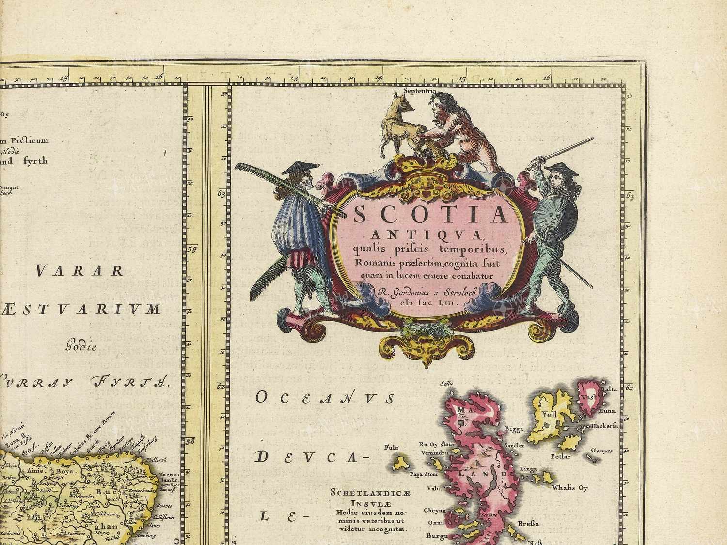 Map top right quadrant