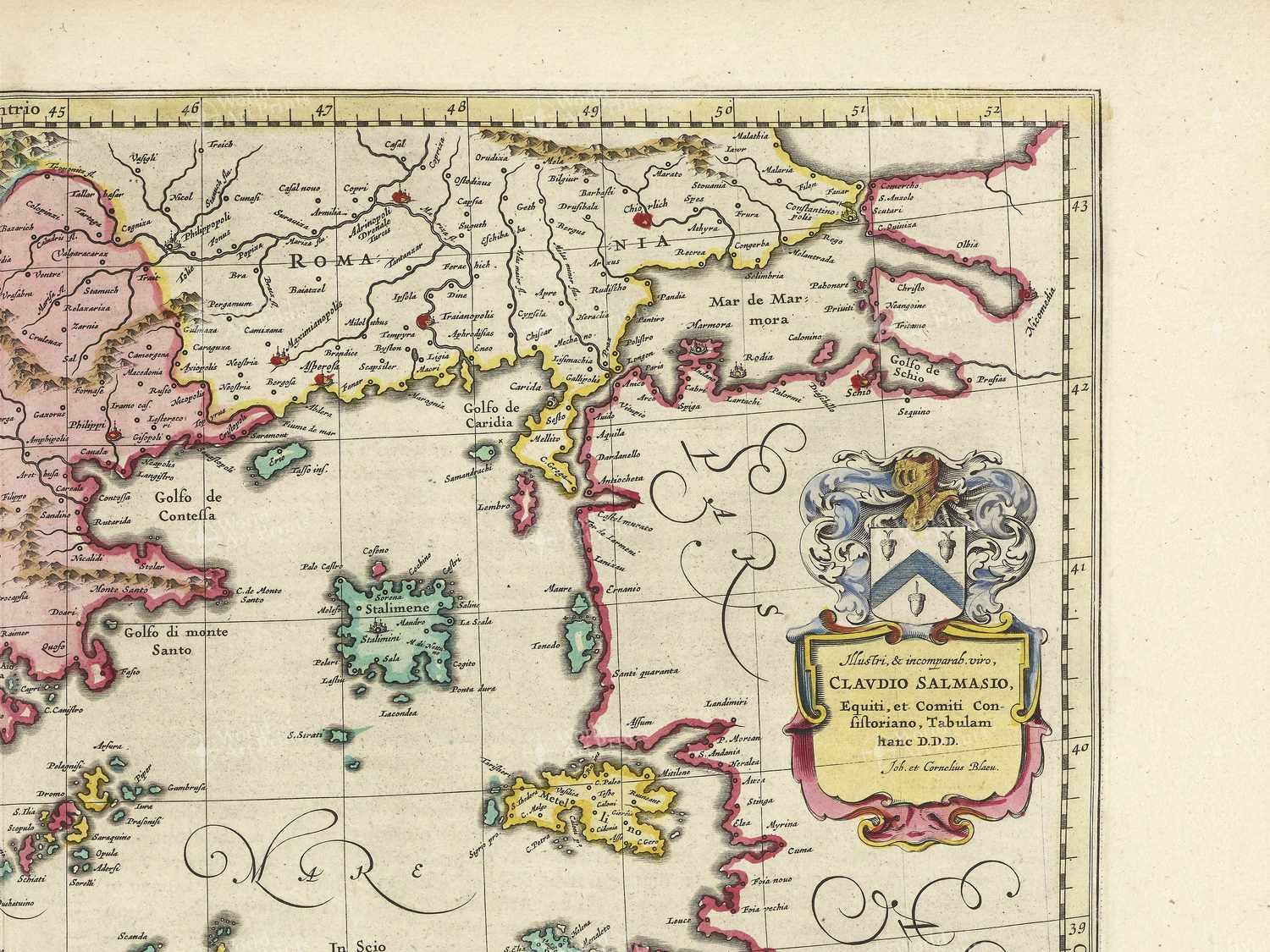 Map top right quadrant