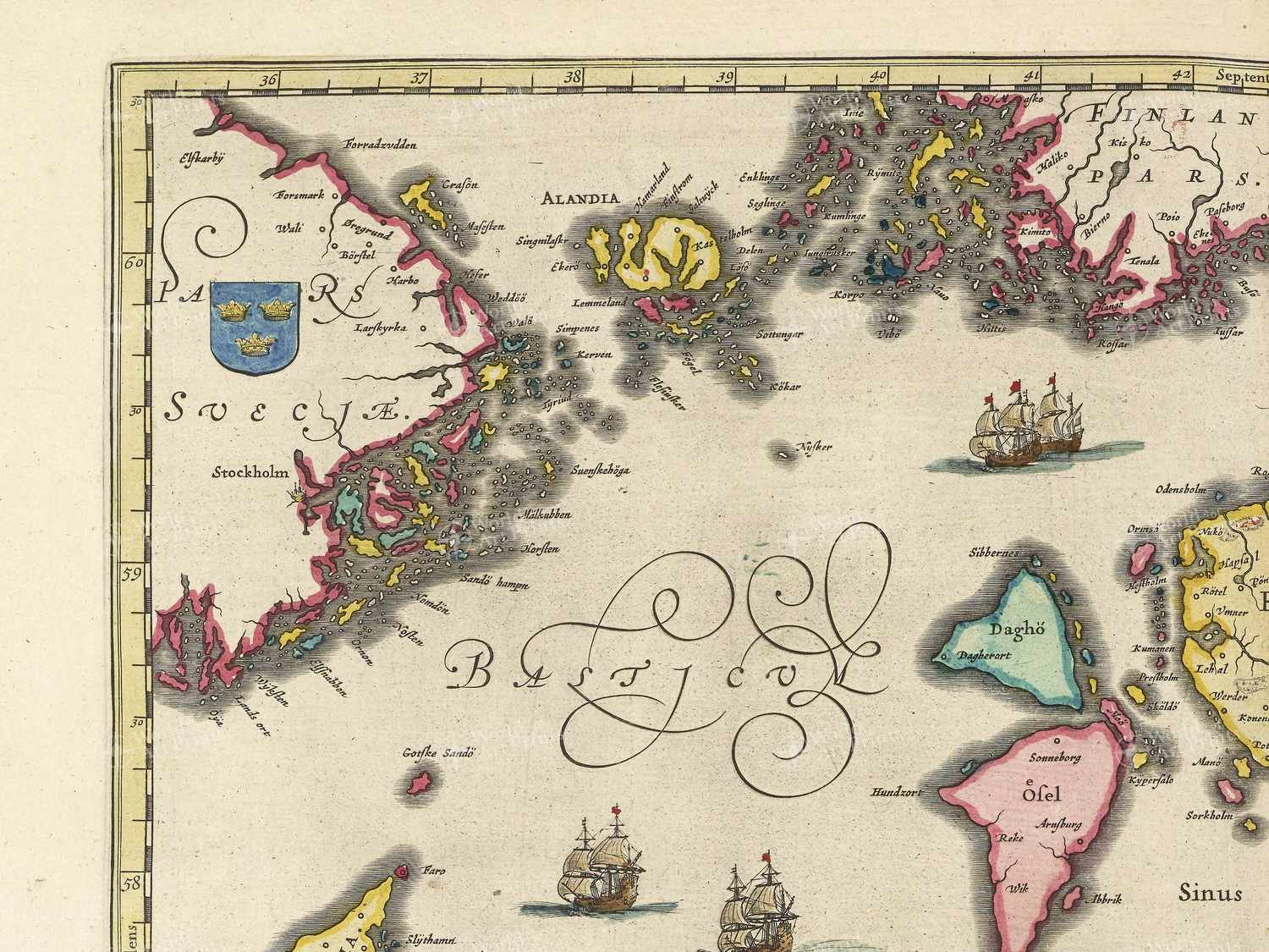 Map top left quadrant