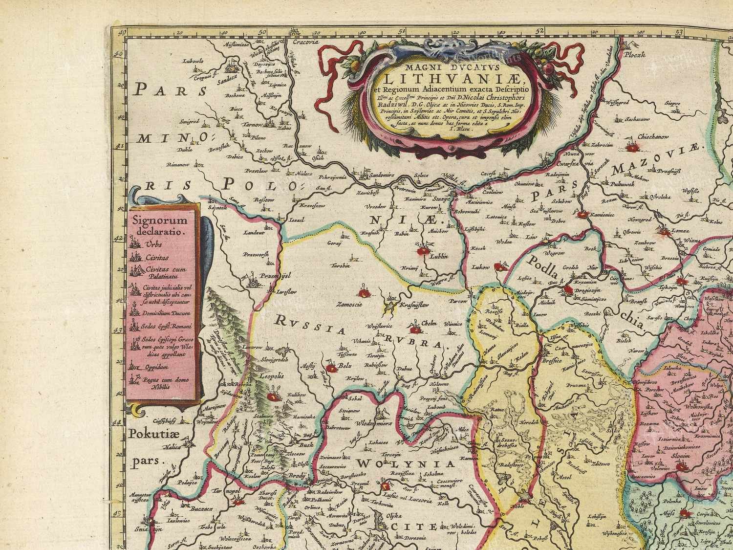 Map top left quadrant