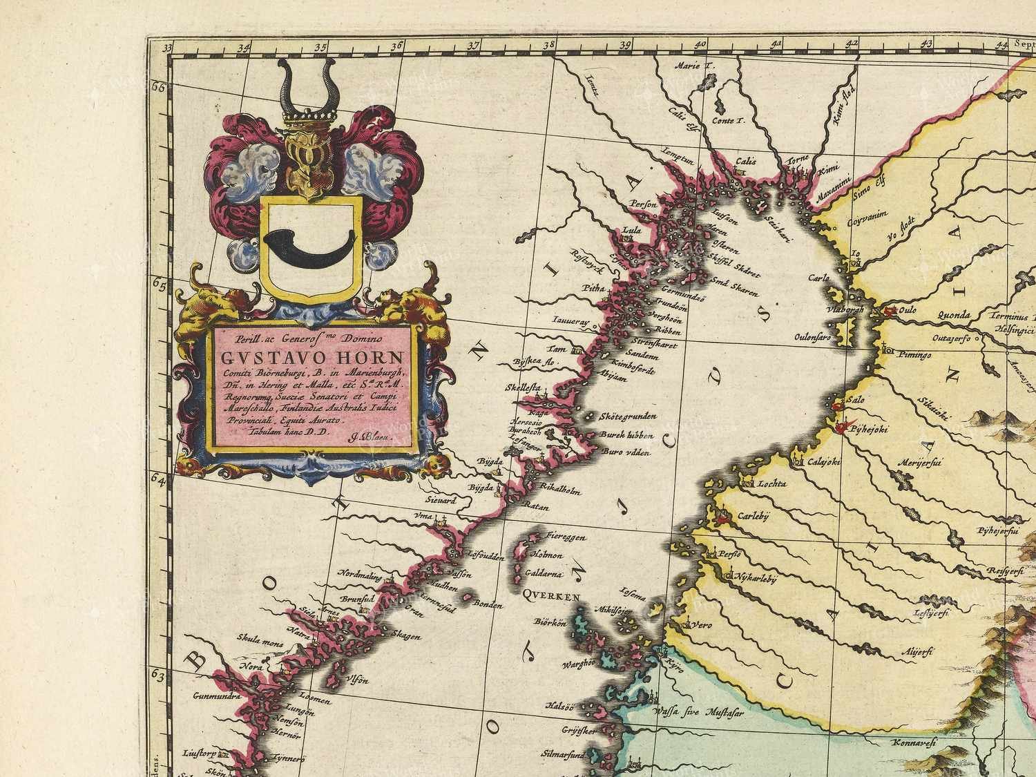 Map top left quadrant
