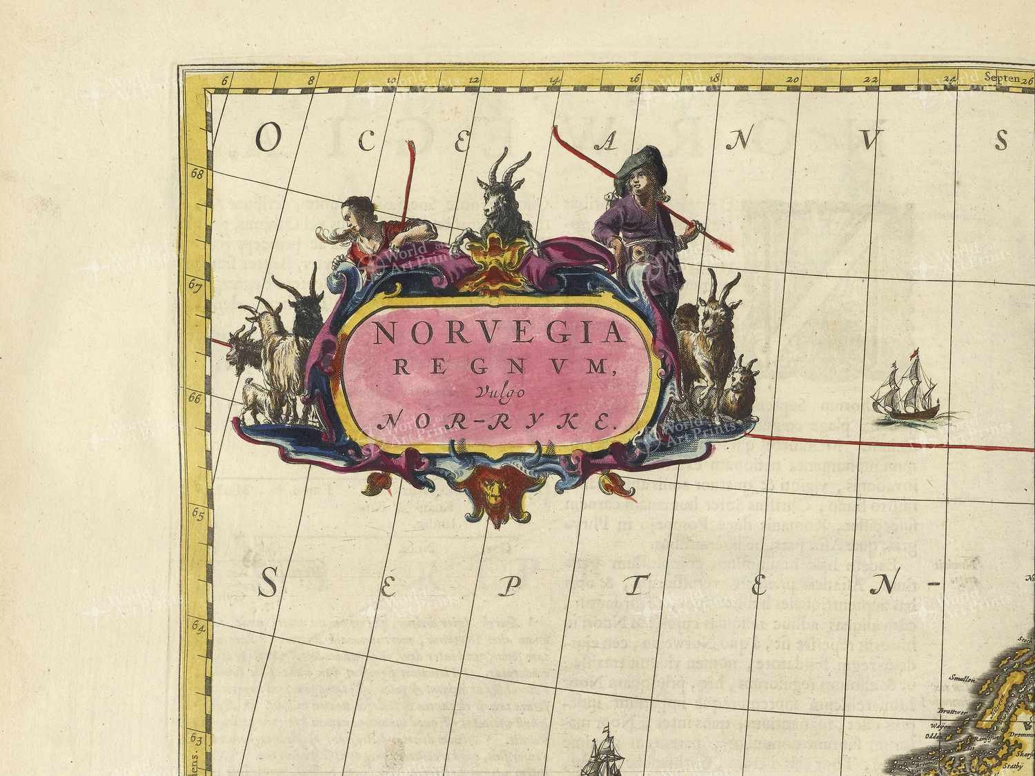 Map top left quadrant