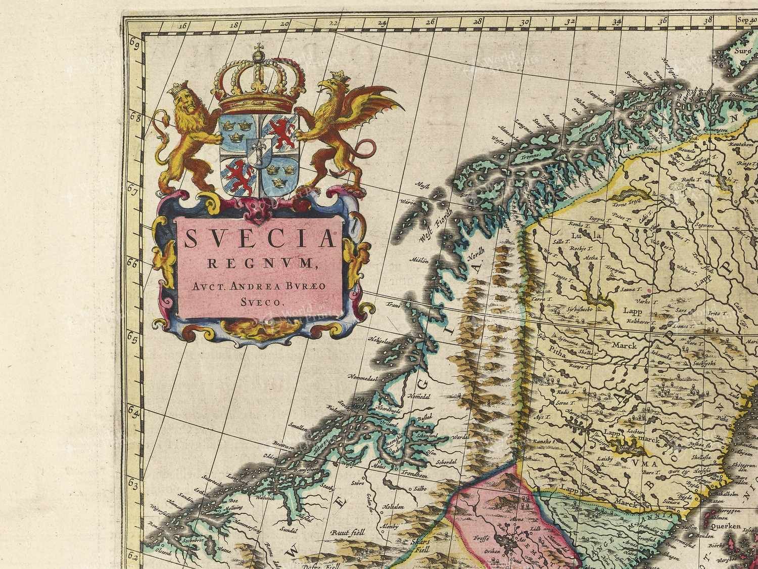 Map top left quadrant