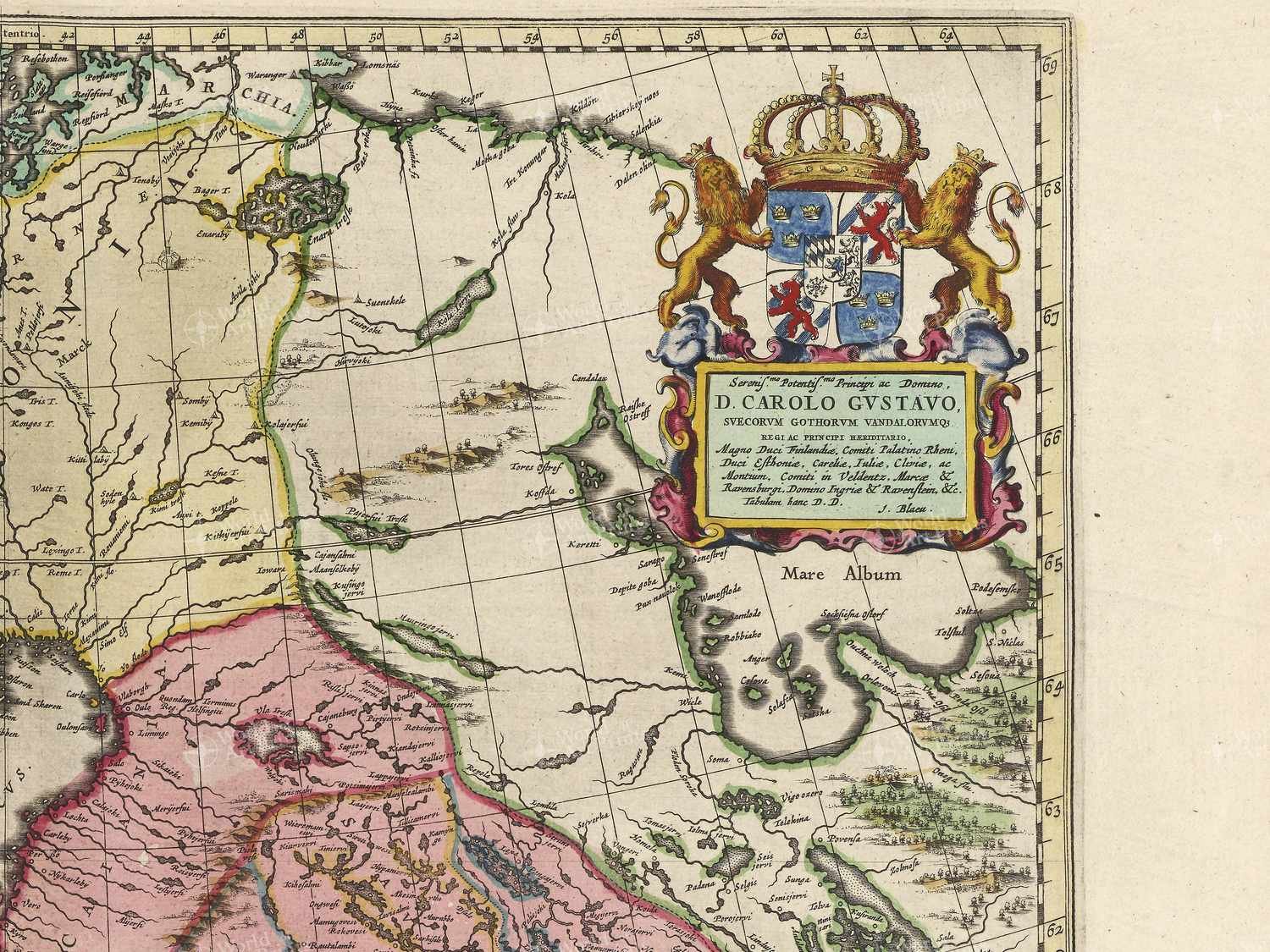 Map top right quadrant