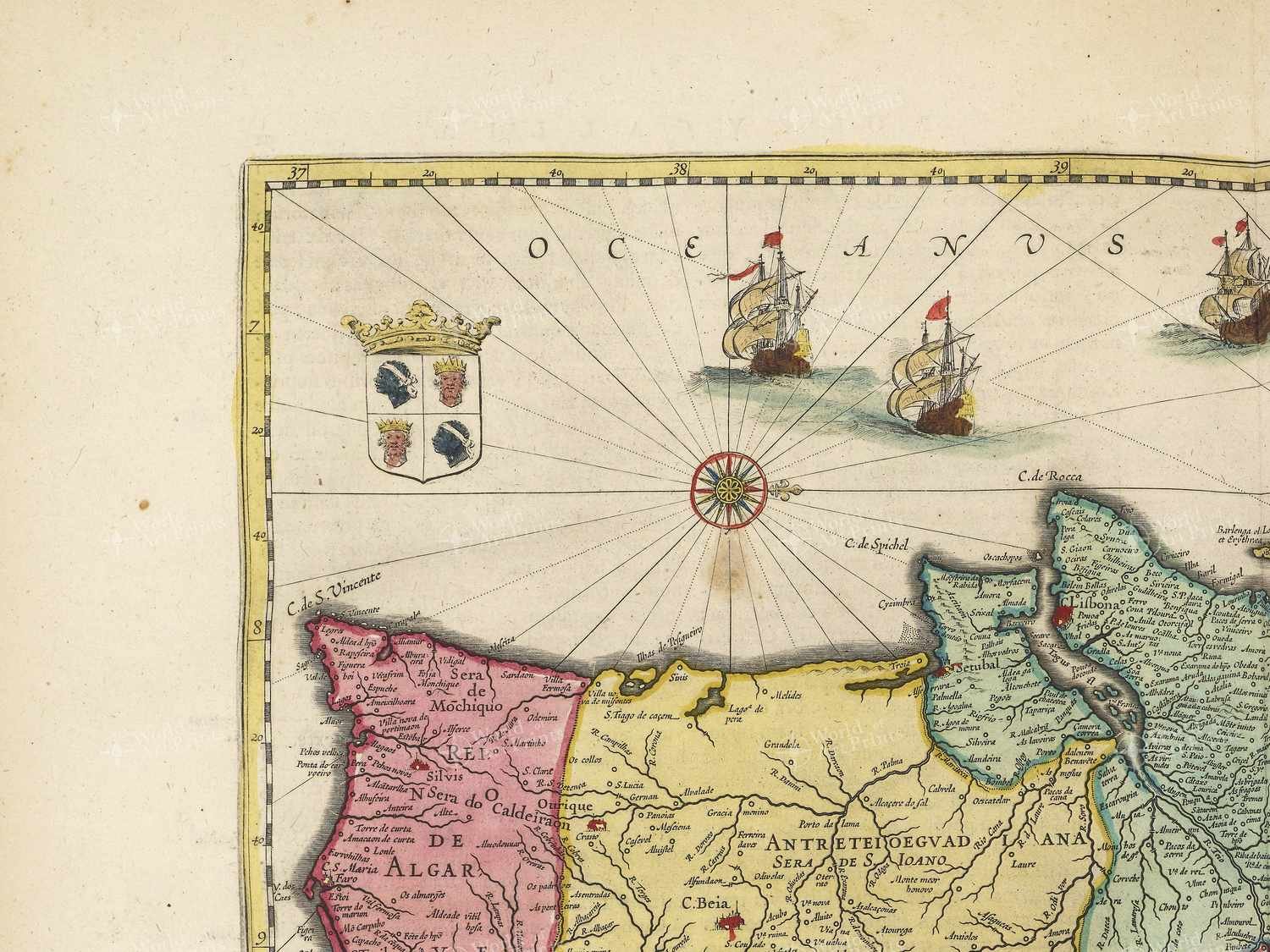 Map top left quadrant