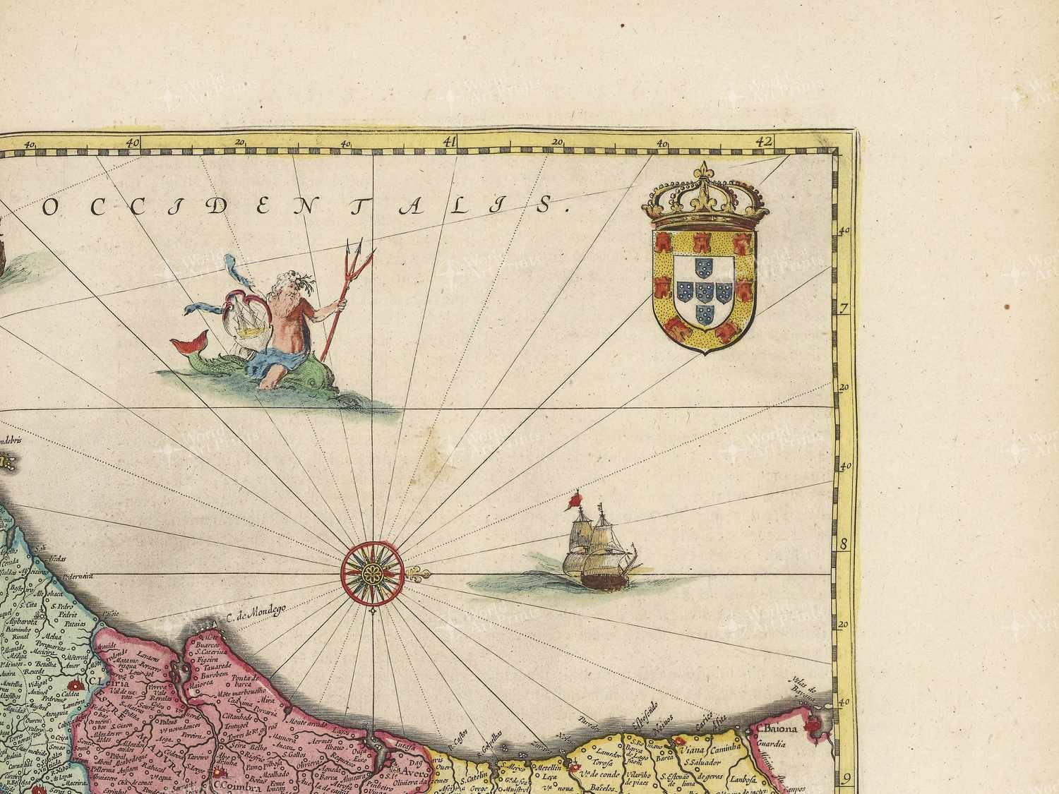 Map top right quadrant