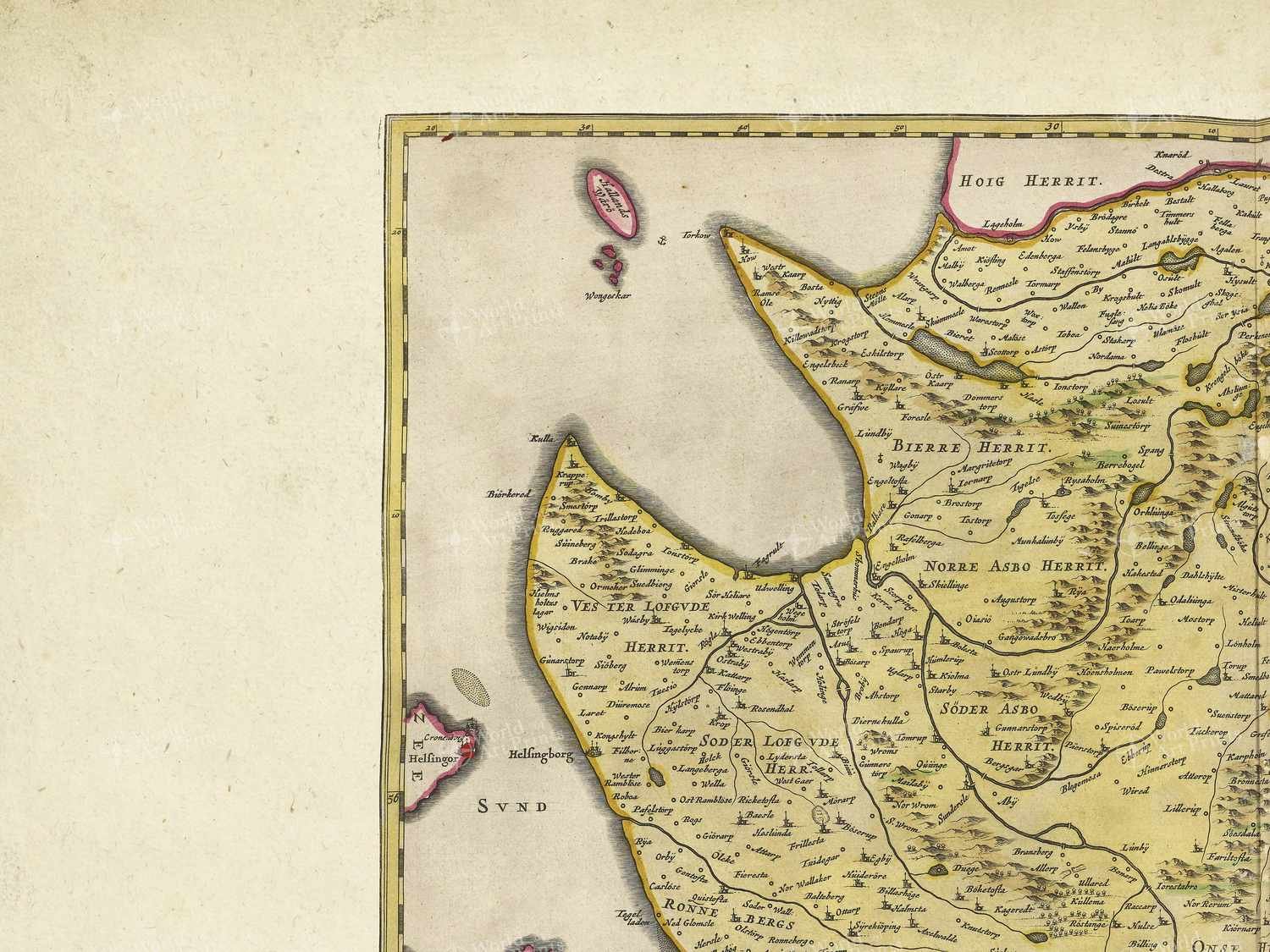 Map top left quadrant