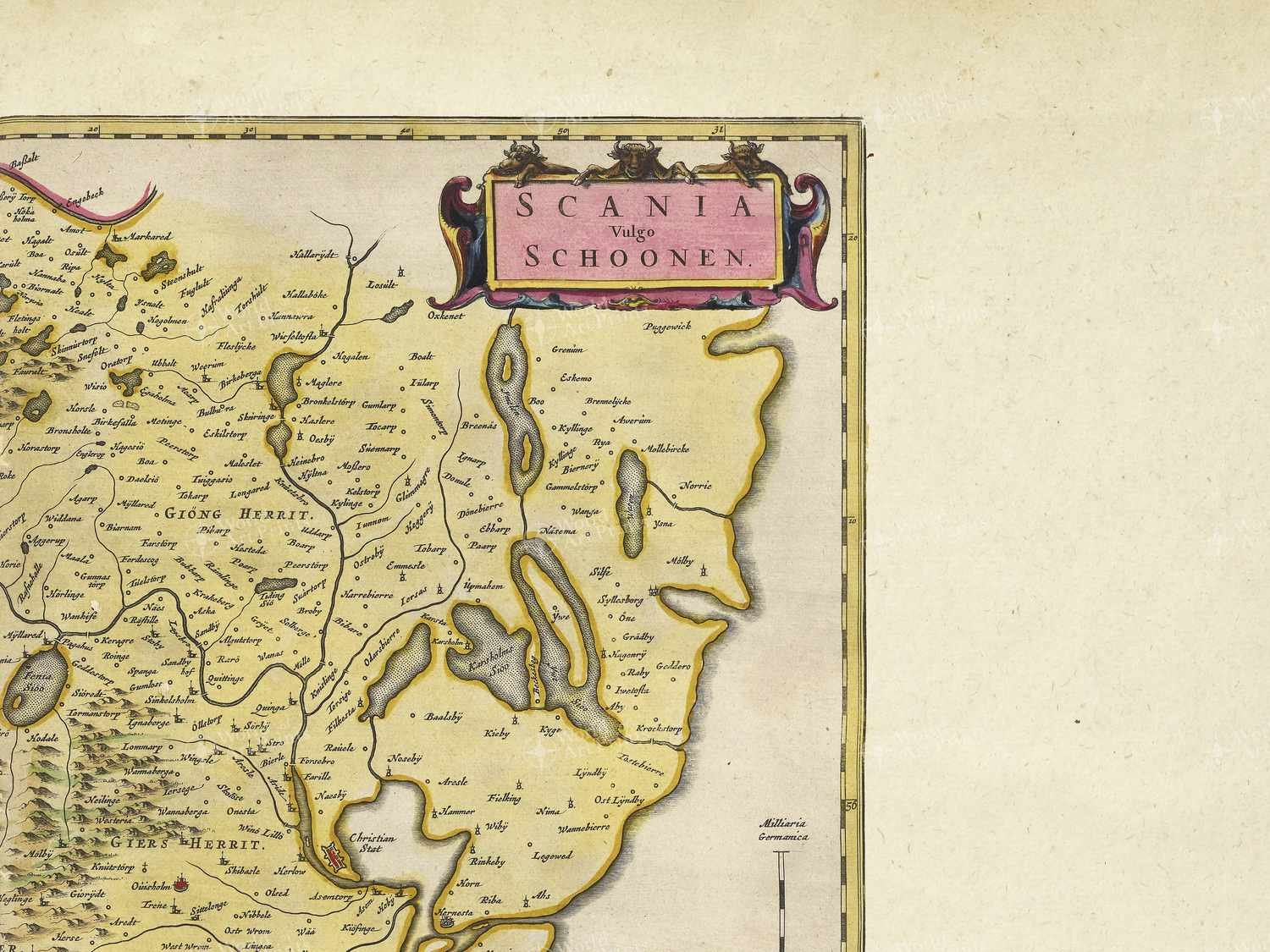Map top right quadrant