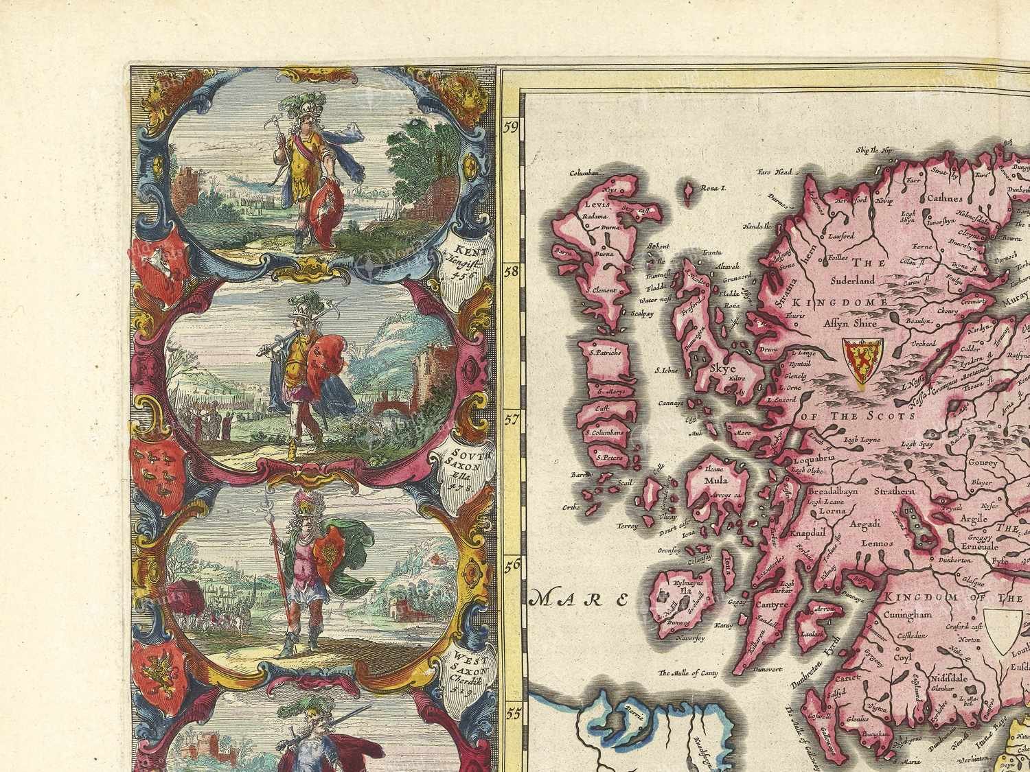 Map top left quadrant