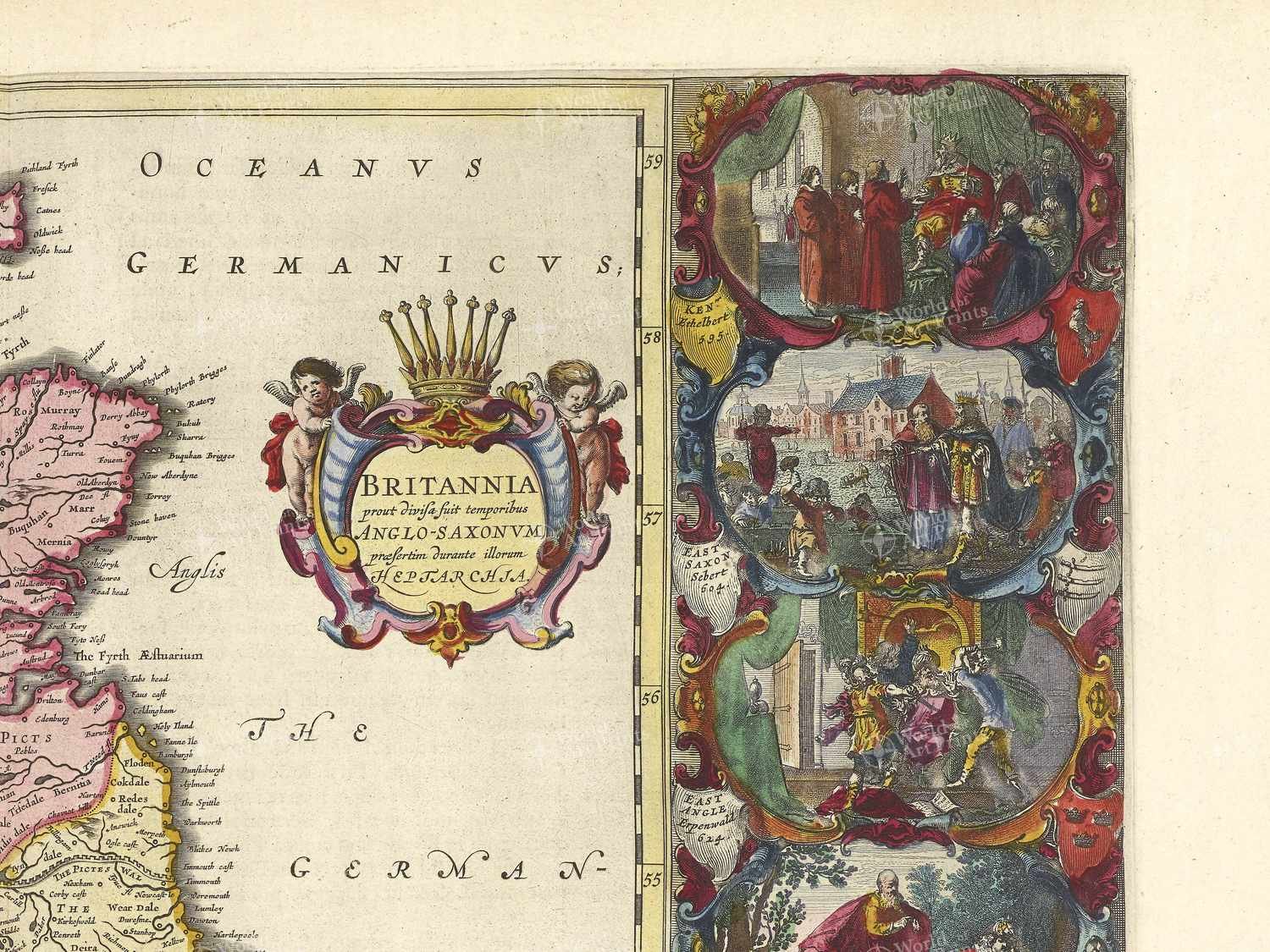 Map top right quadrant