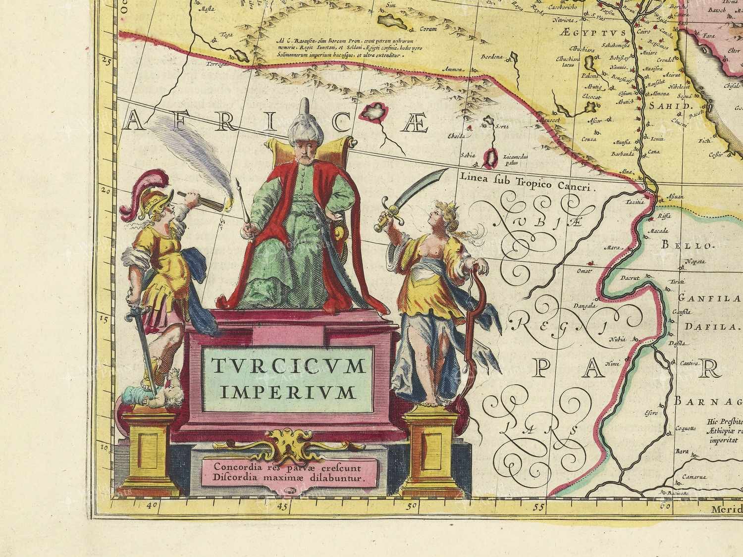 Map bottom left quadrant