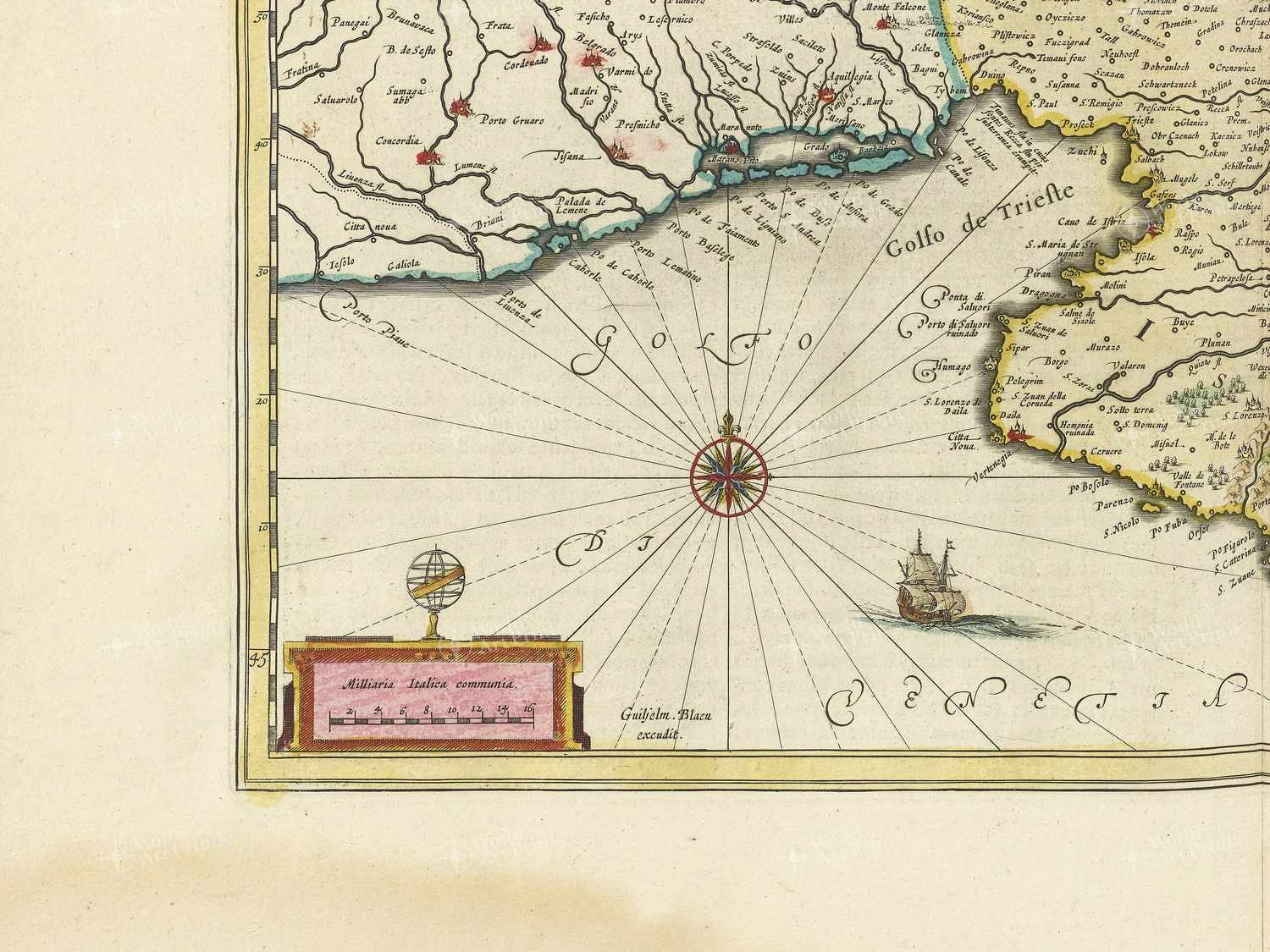 Map bottom left quadrant