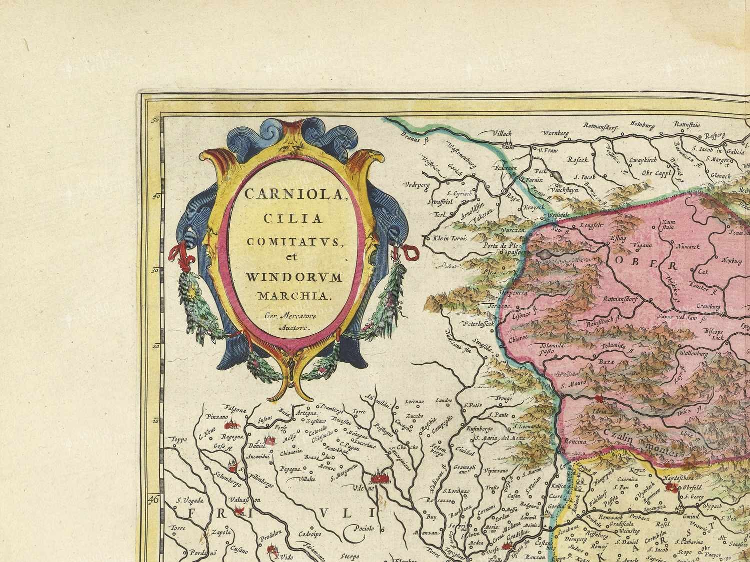 Map top left quadrant