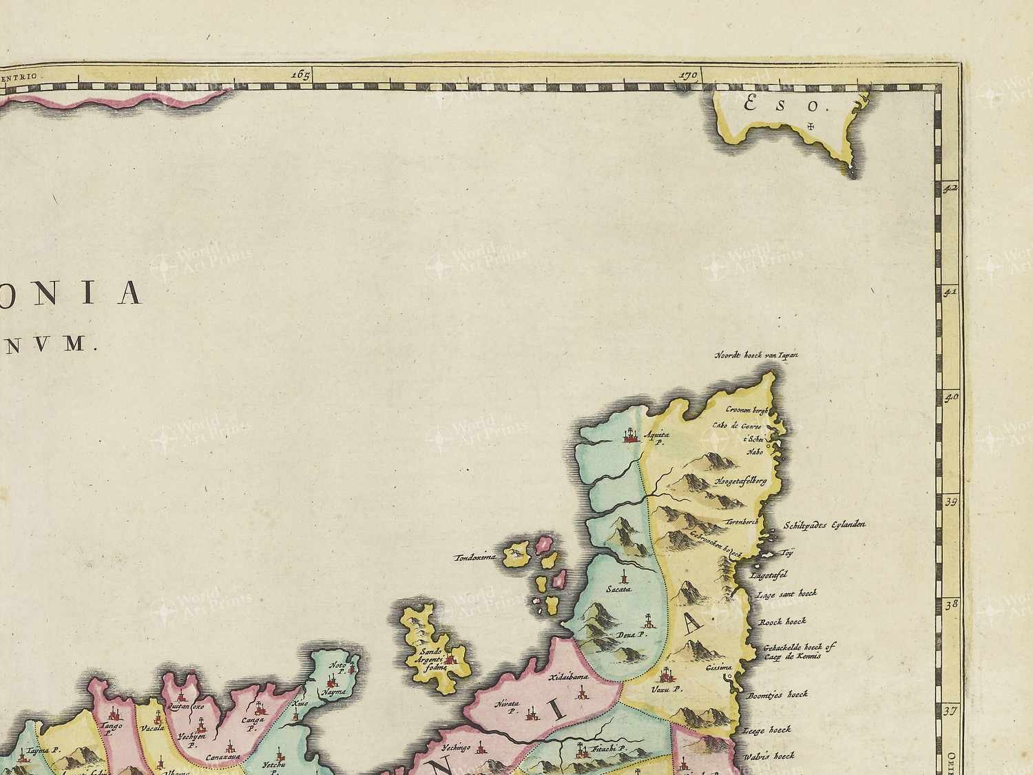 Map top right quadrant