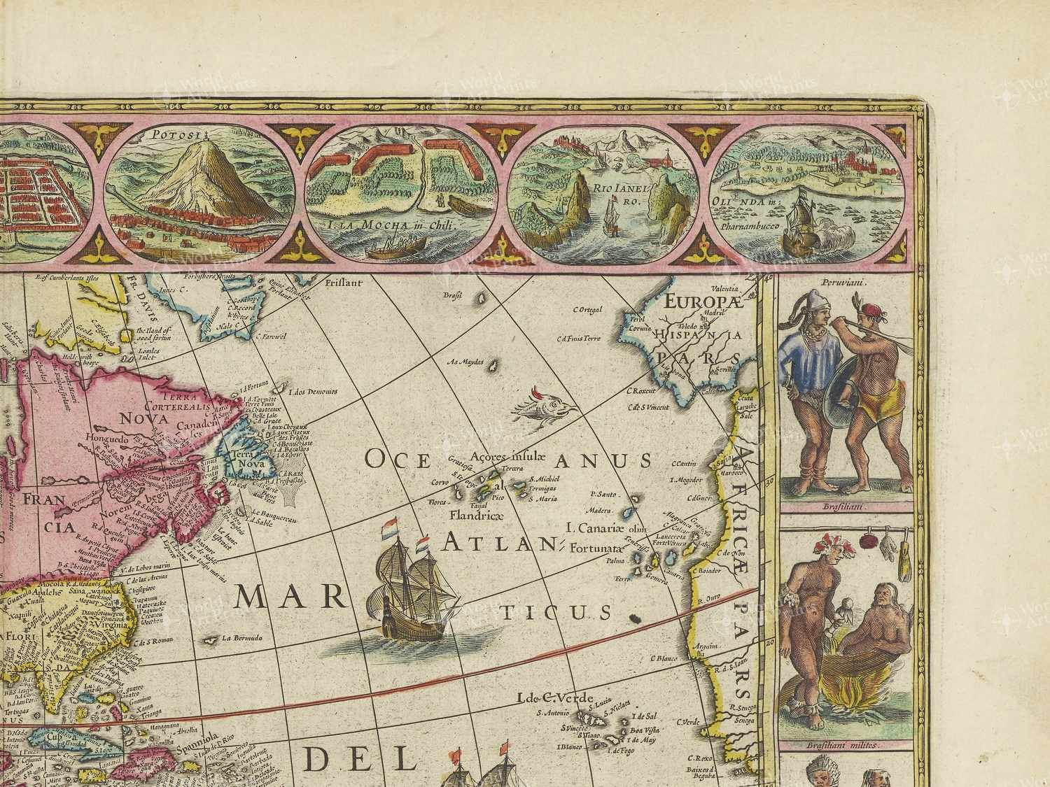Map top right quadrant