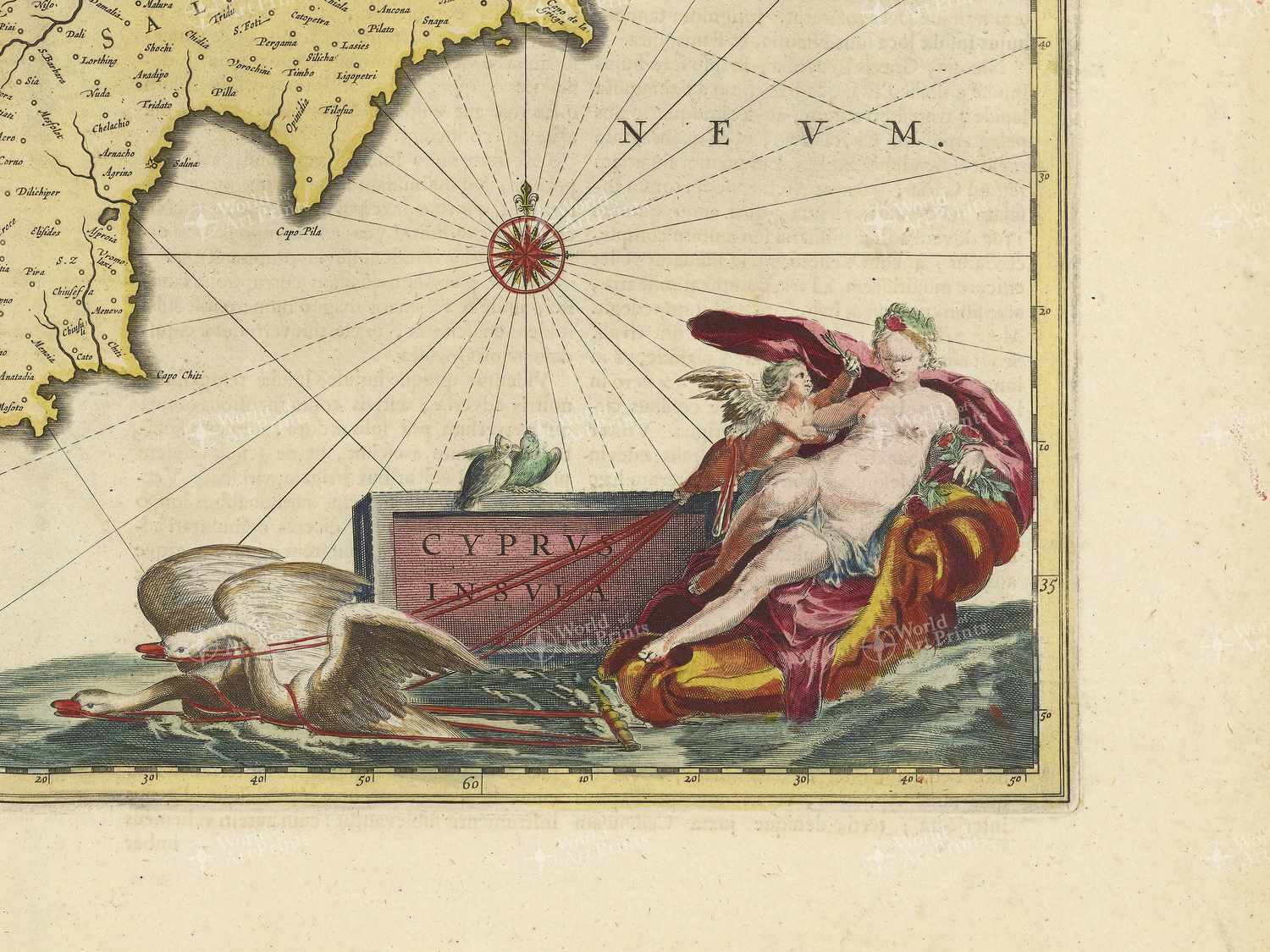 Map bottom right quadrant