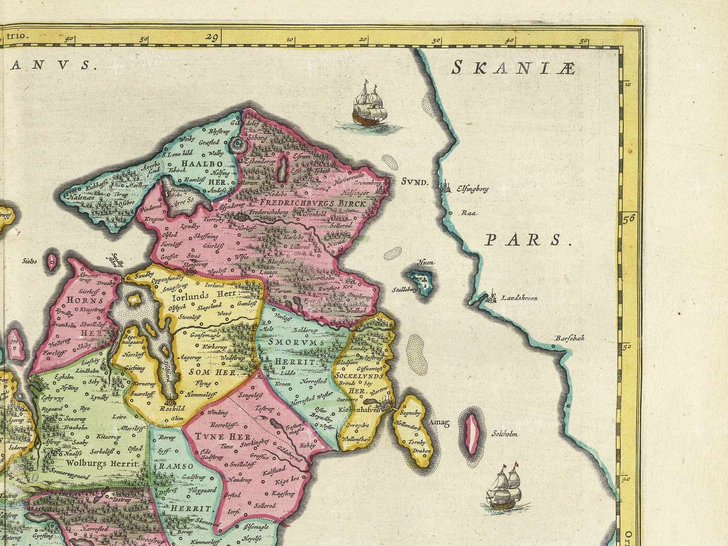 Map top right quadrant