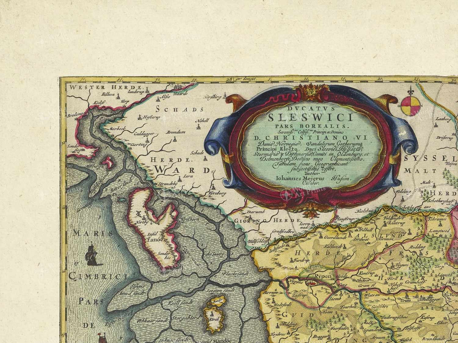 Map top left quadrant