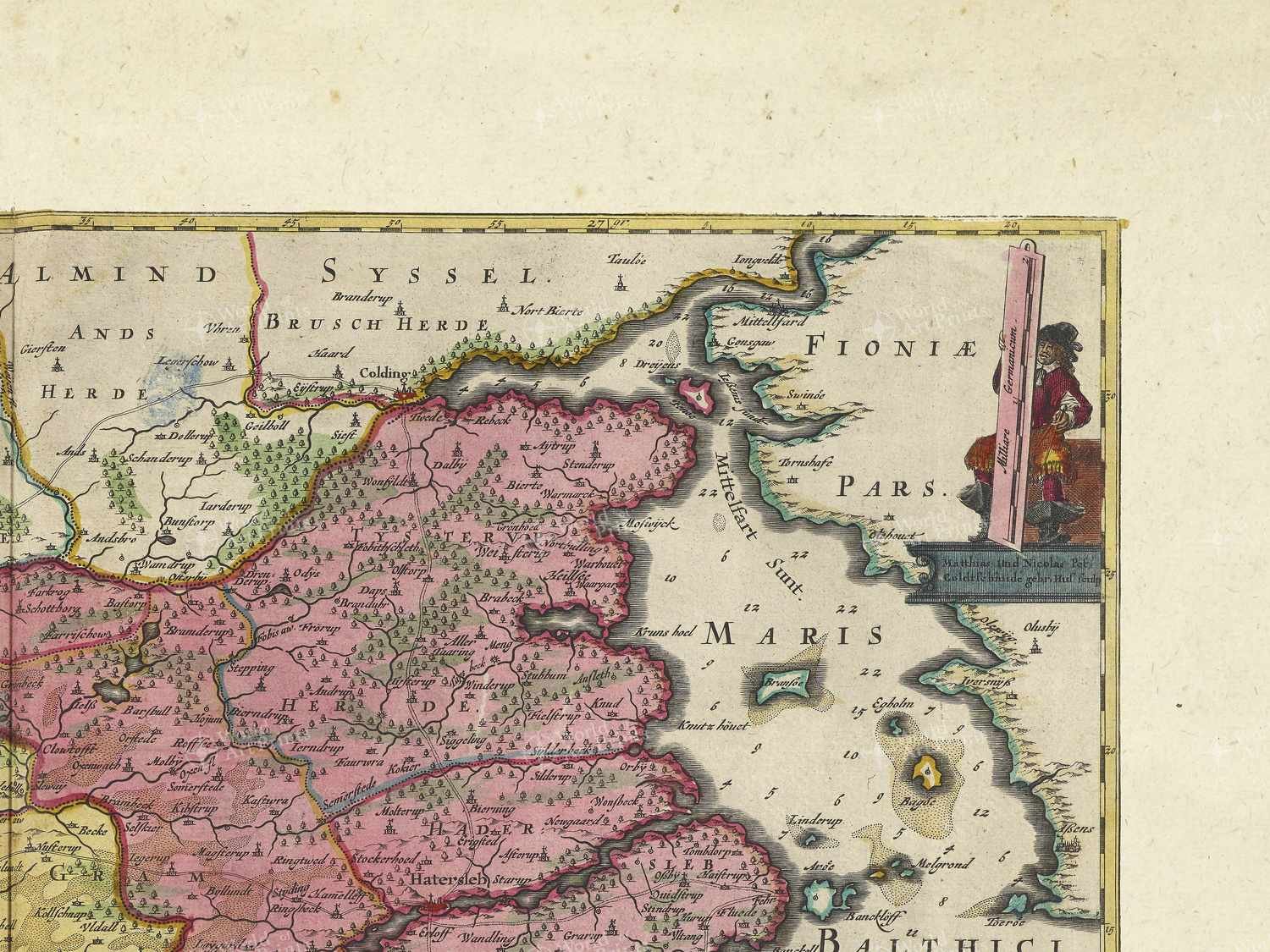 Map top right quadrant