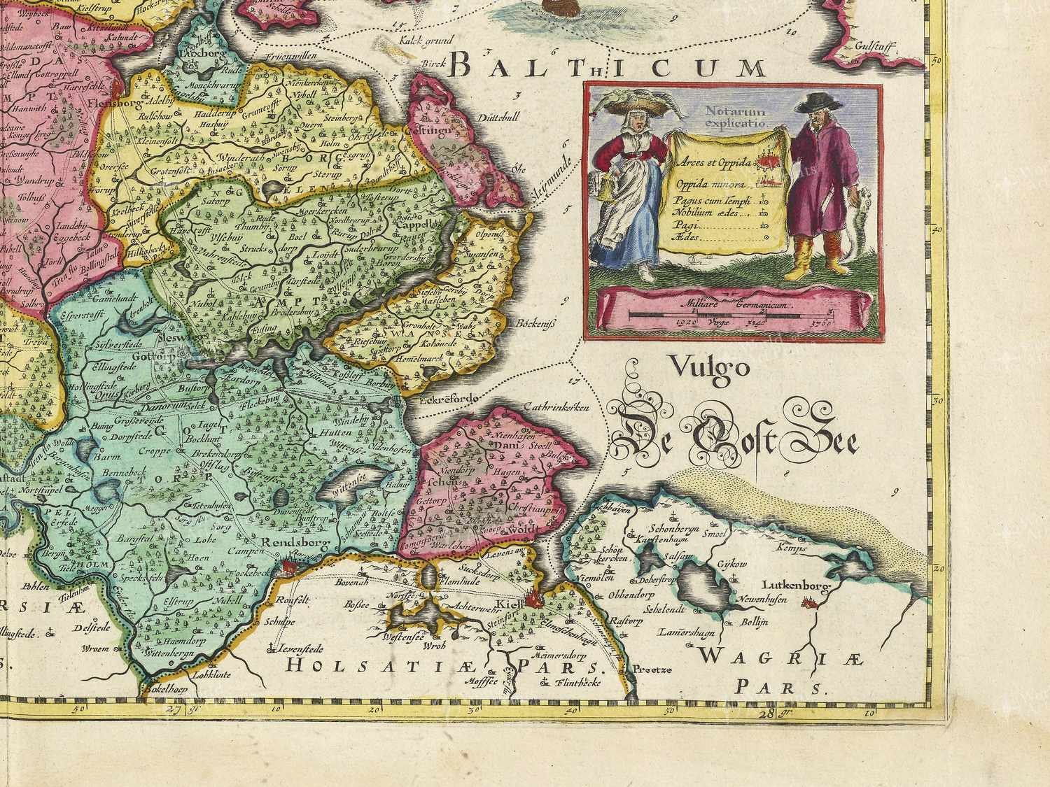 Map bottom right quadrant